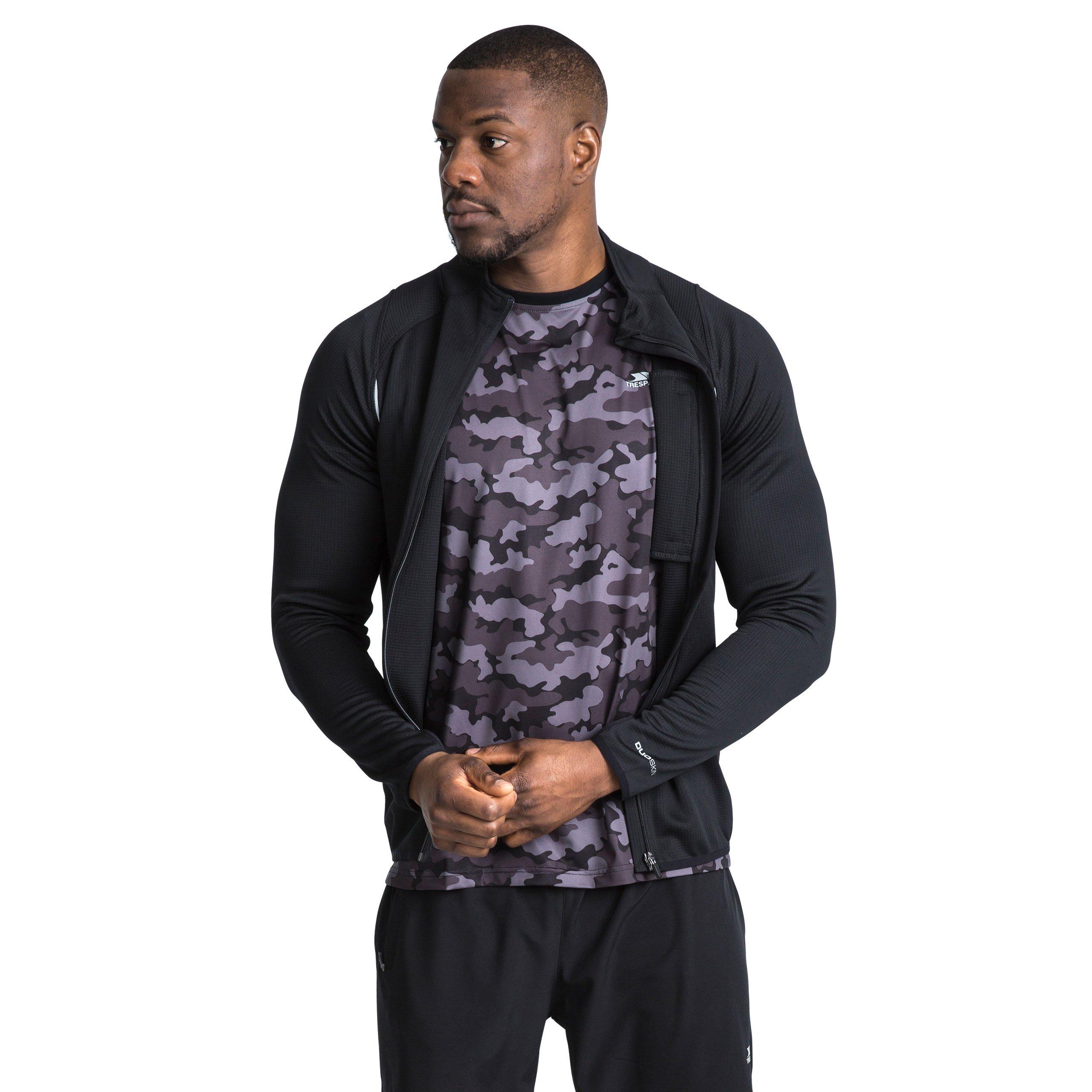 Black - Trespass - Long-Sleeve Performance T-Shirt - 3