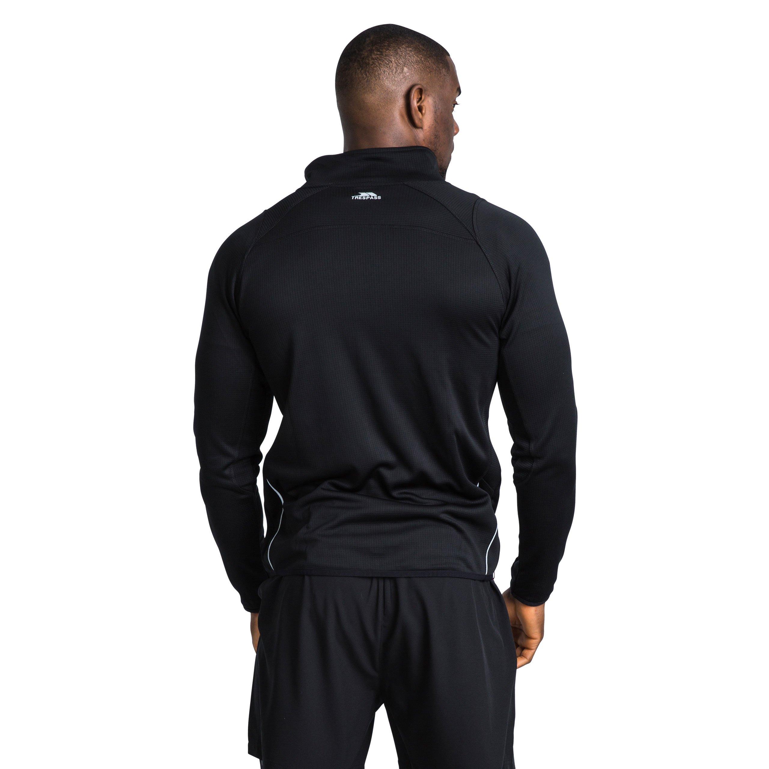 Black - Trespass - Long-Sleeve Performance T-Shirt - 4