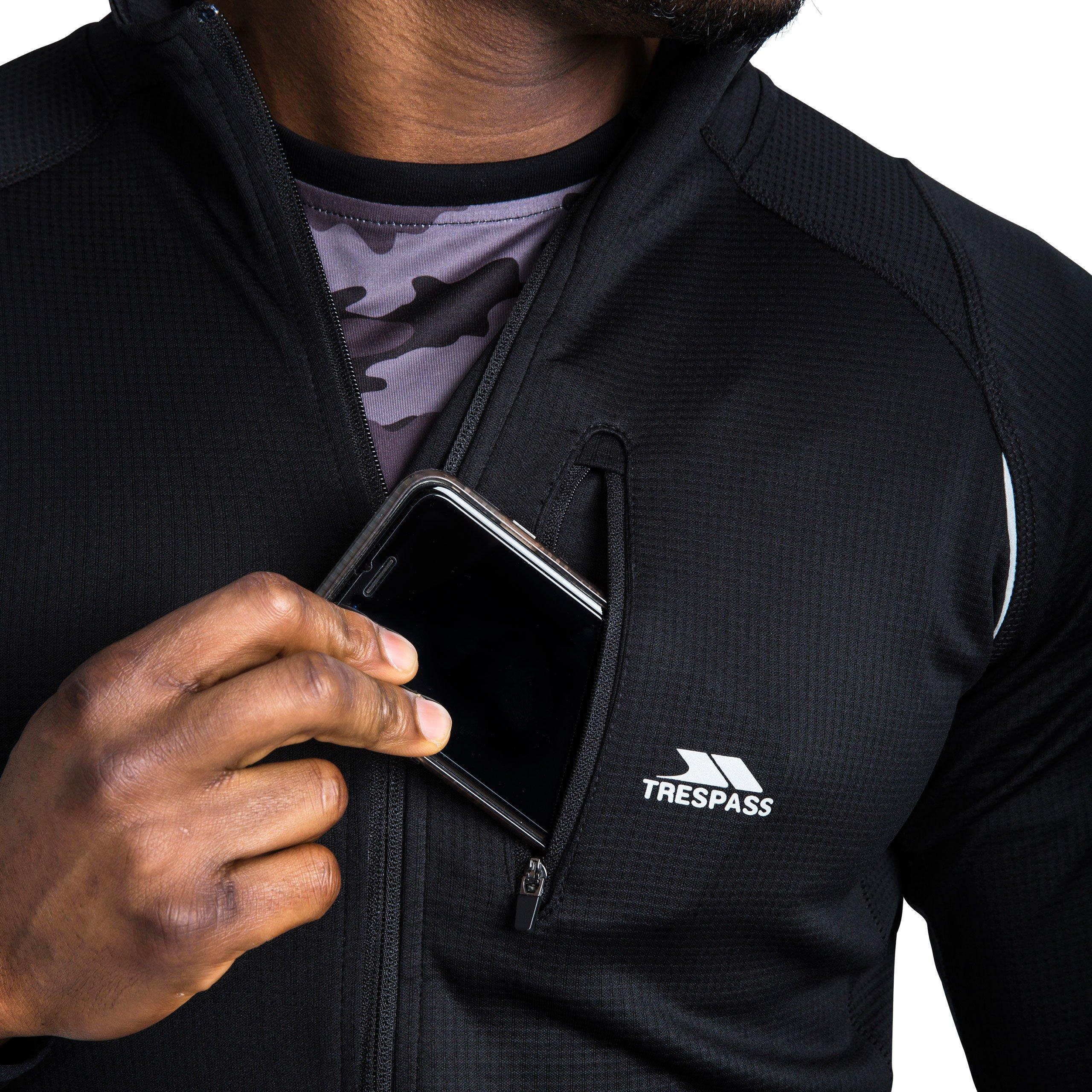 Black - Trespass - Long-Sleeve Performance T-Shirt - 7