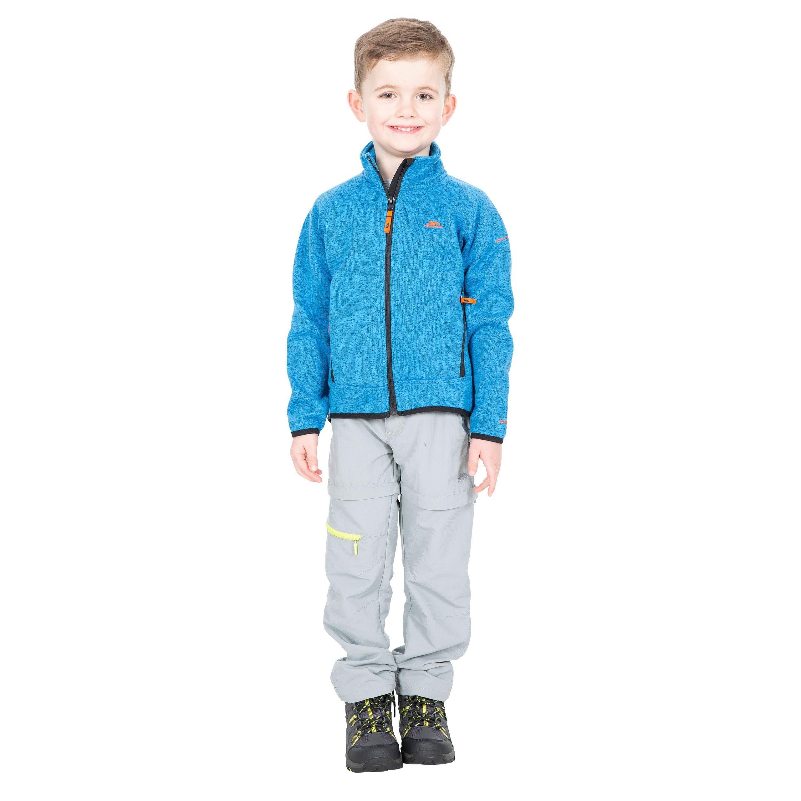 Blauwe mêlee - Trespass - Mario Full-Zip Fleece - 2