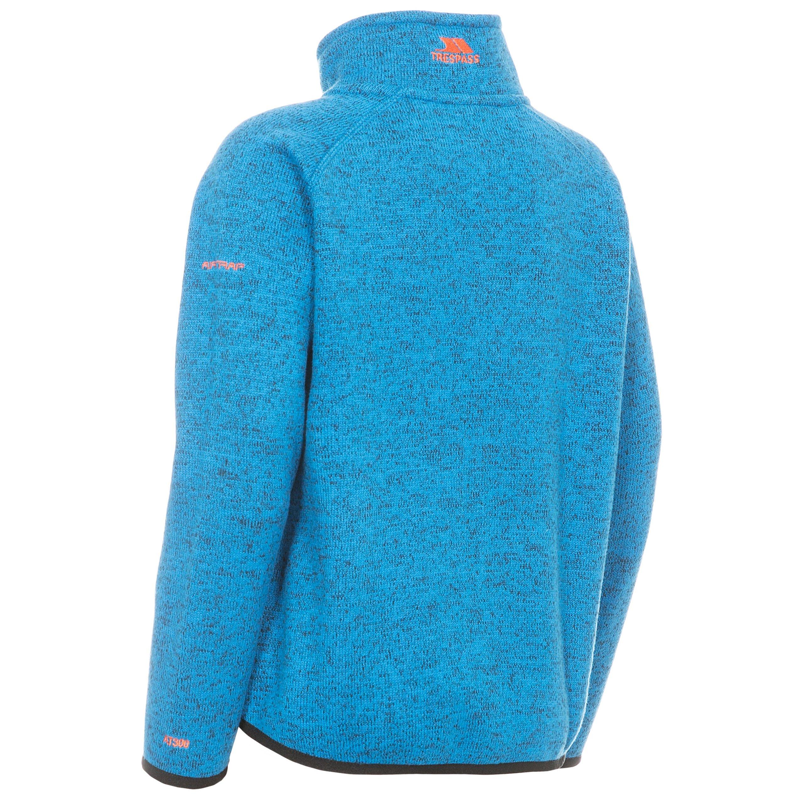 Blauwe mêlee - Trespass - Mario Full-Zip Fleece - 5