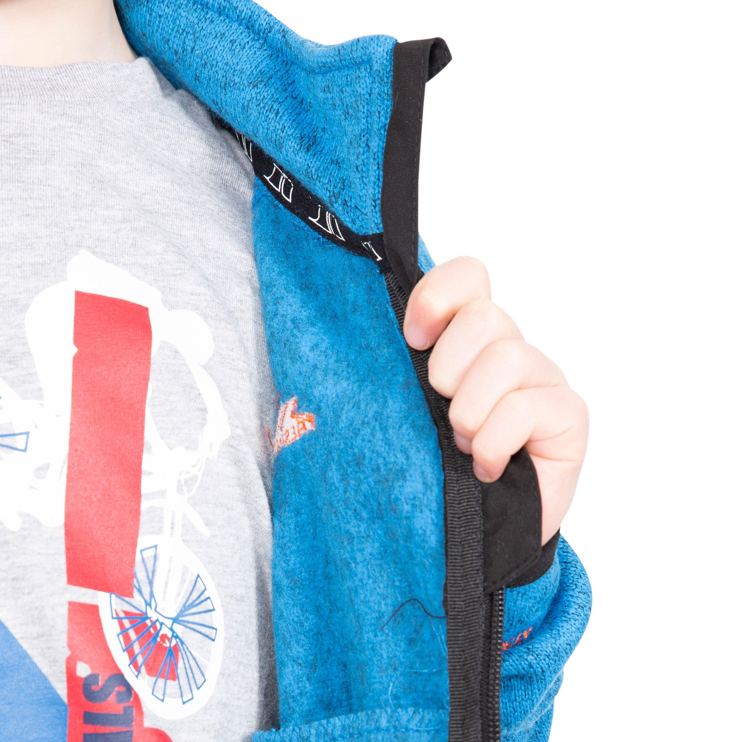 Blauwe mêlee - Trespass - Mario Full-Zip Fleece - 8