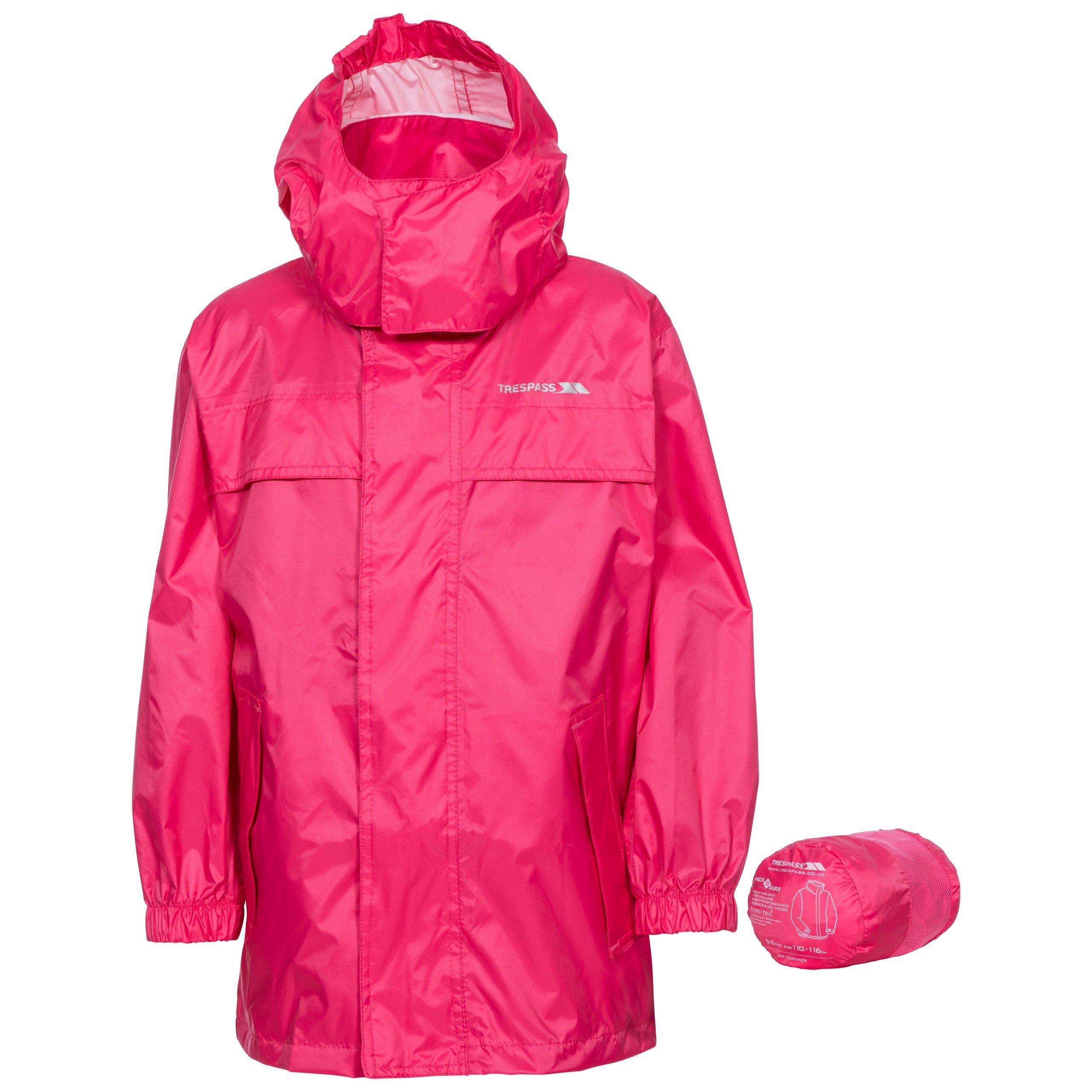 Trespass  Kids ' Parka Waterproof Jacket - Sorbet - 2-3 Yrs