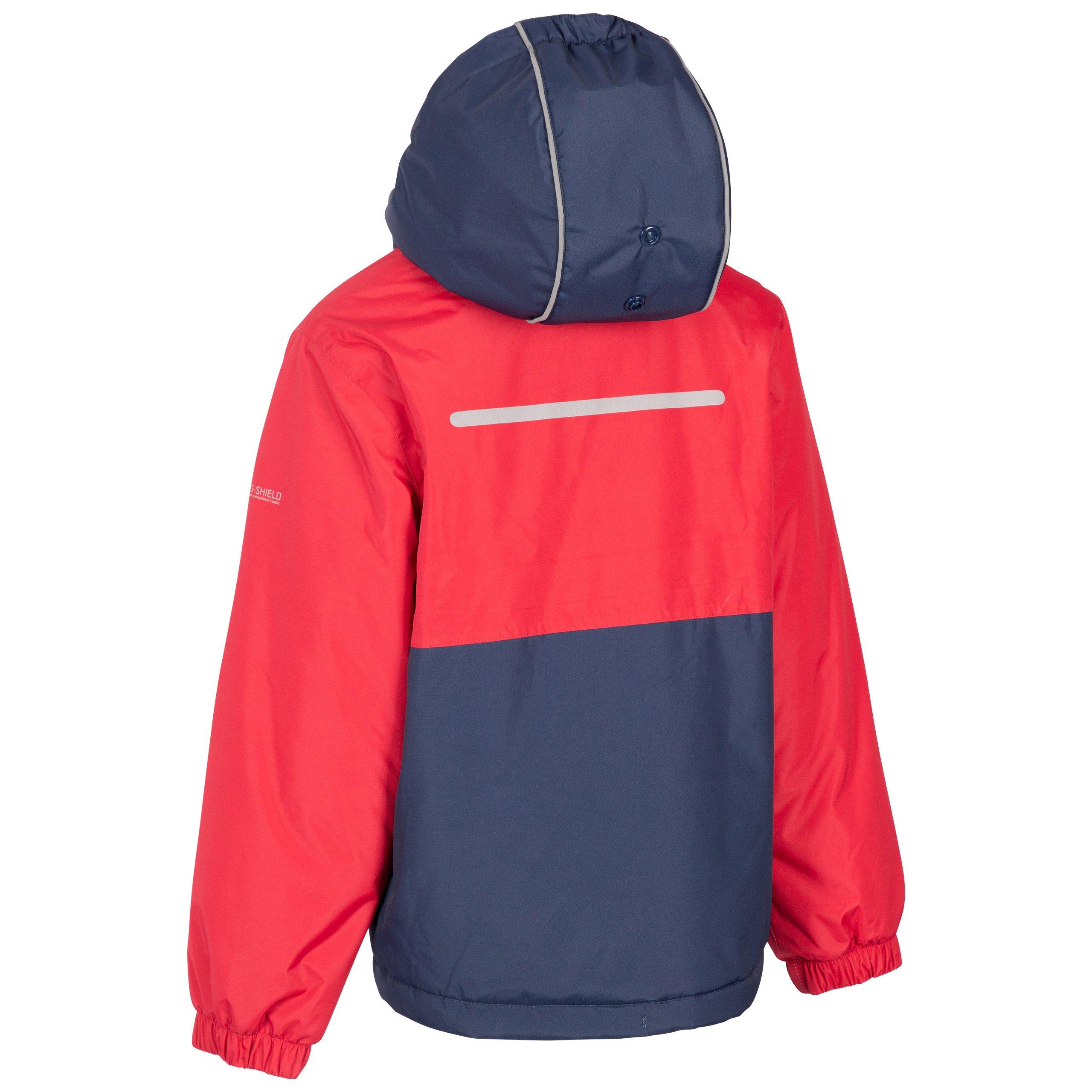 Red - Trespass - Unisex Kids' Risk Waterproof Jacket - 5