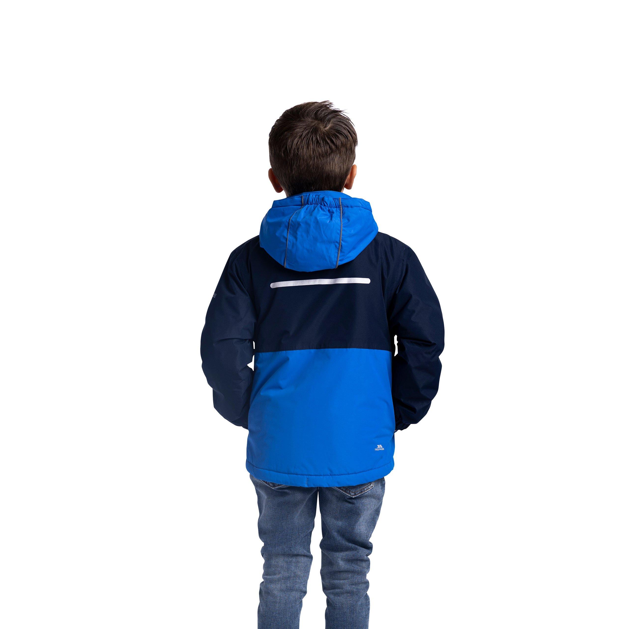 Navy - Trespass - Kids' Risk Waterproof Jacket - 4