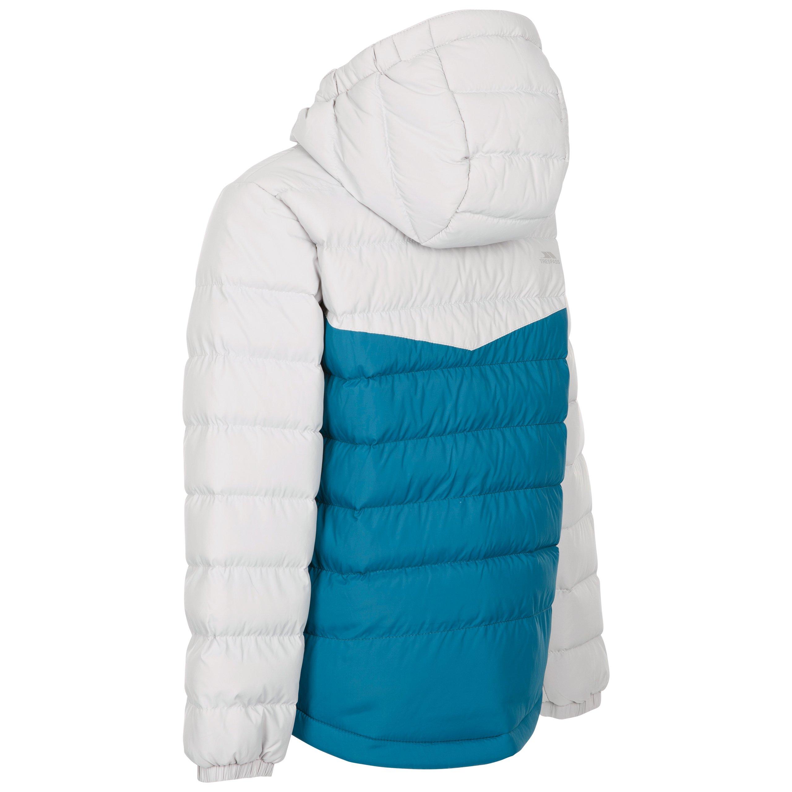 Rich Teal - Trespass - Kids' Padded Insulated Puffer Jacket - 2