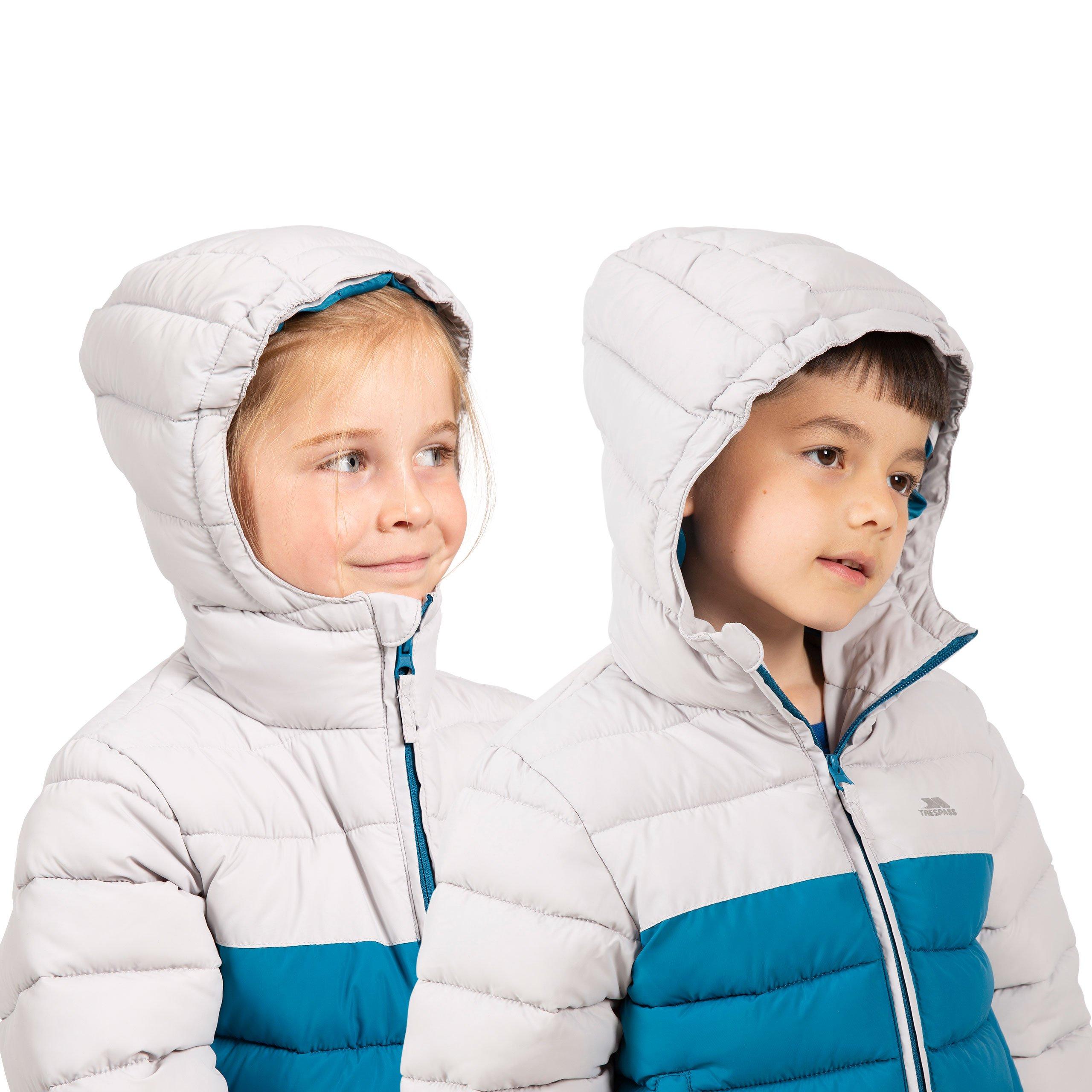 Rich Teal - Trespass - Kids' Padded Insulated Puffer Jacket - 7