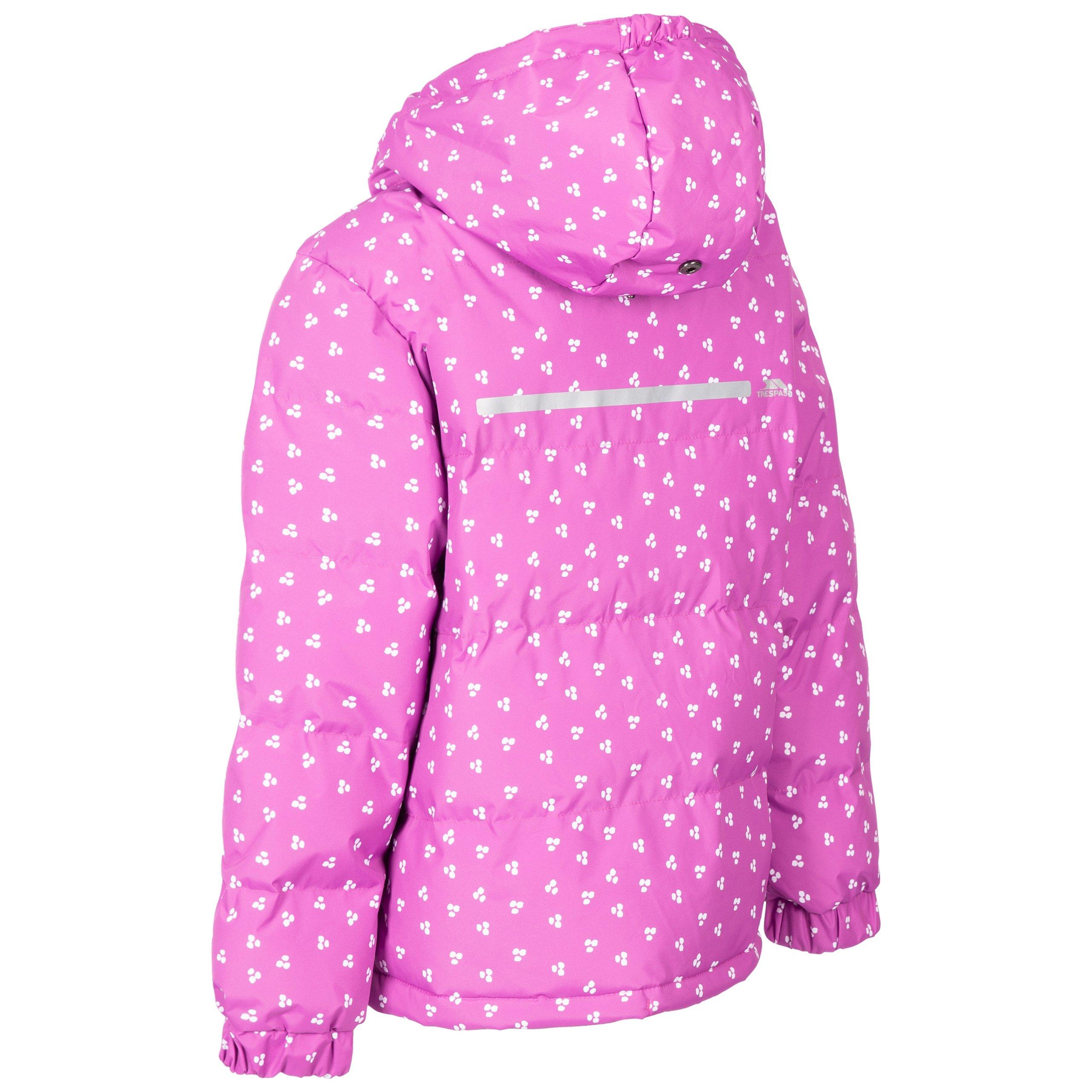 Rosa oscuro - Trespass - Kids' Lightweight Insulated Puffer Jacket - 2