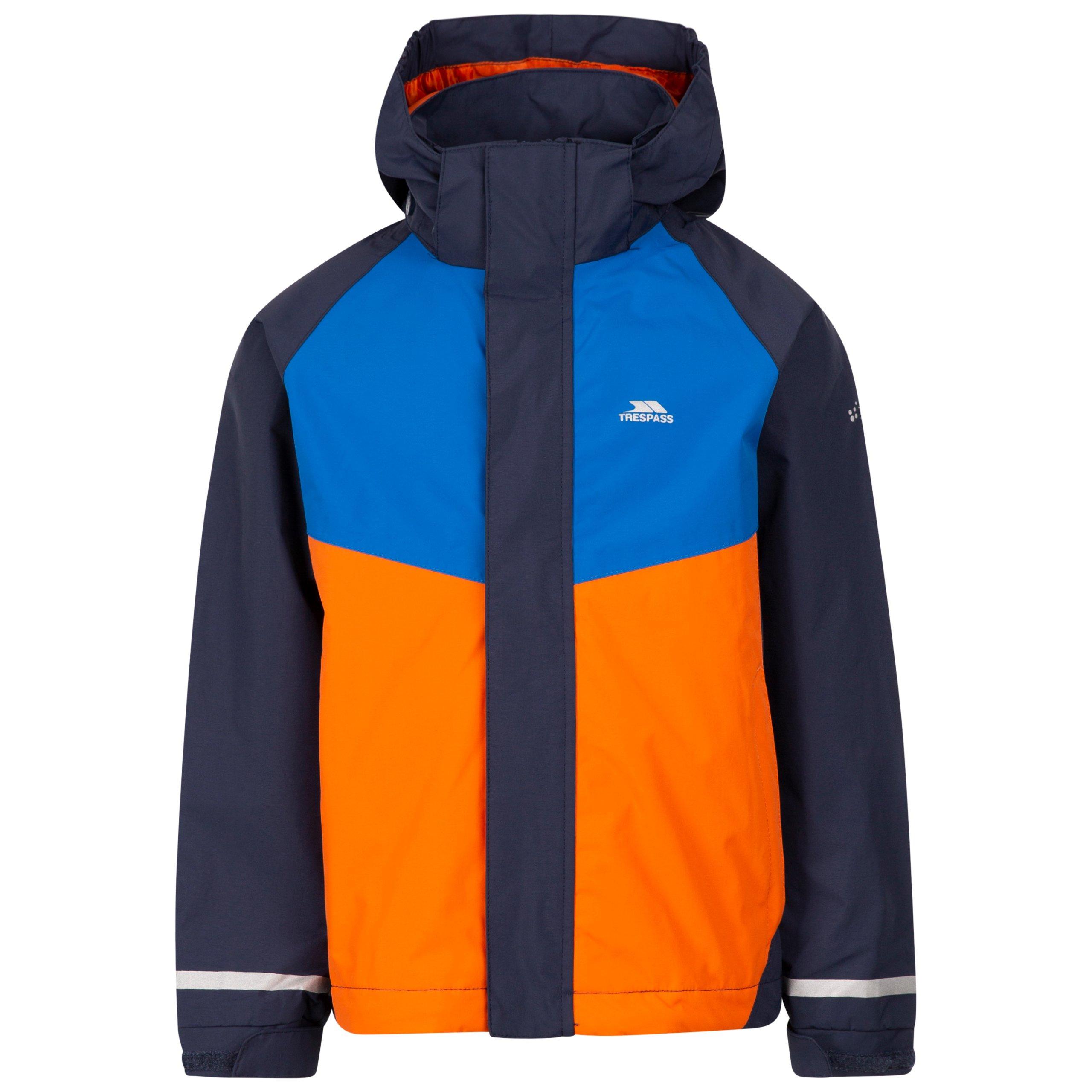 Navy - Trespass - Unisex Kids' Valid Waterproof Jacket - 1