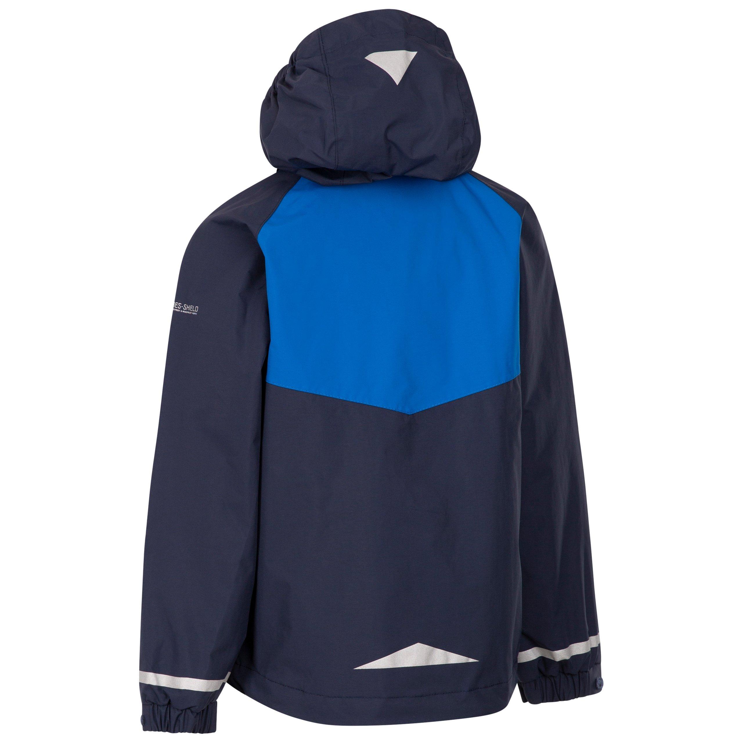 Blu navy - Trespass - Kids' Valid Waterproof Jacket - 2