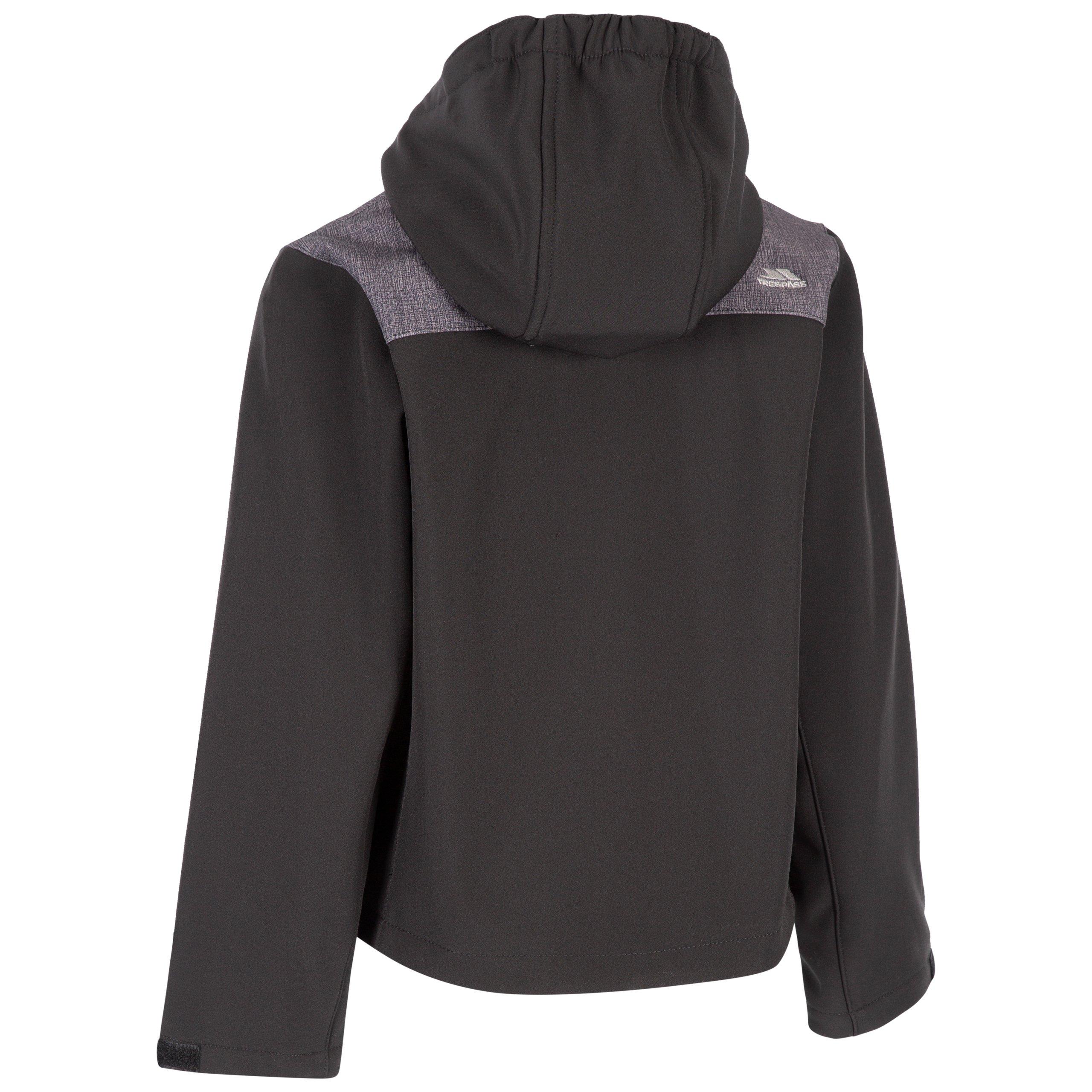 Zwart - Trespass - Kids' Trusty Softshell Jacket - 2