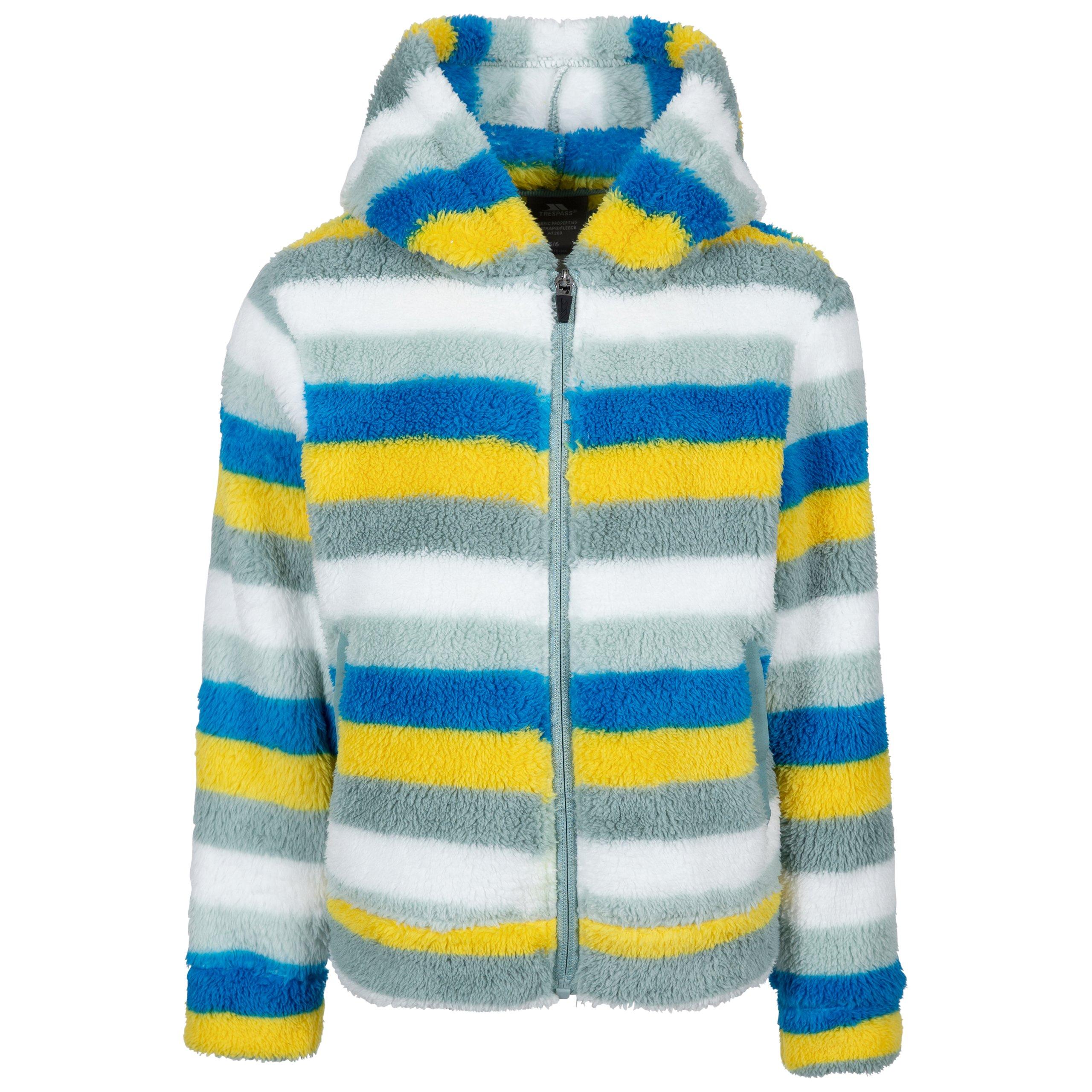 Teal Mist - Trespass - Kids' Hooded Full-Zip Fleece Hoodie - 3