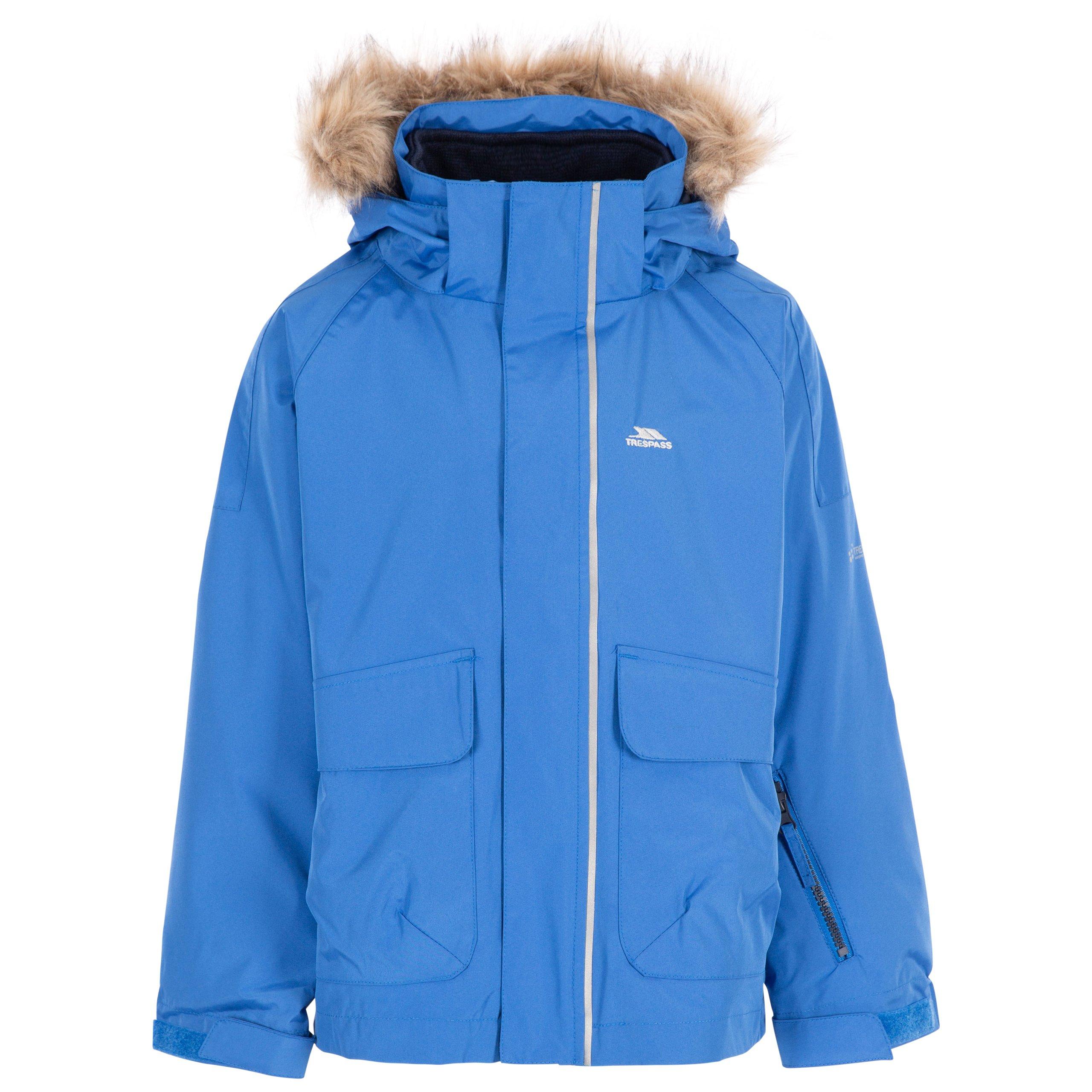 Blue - Trespass - Unisex Kids' Outshine Waterproof Insulated Puffer Jacket - 1