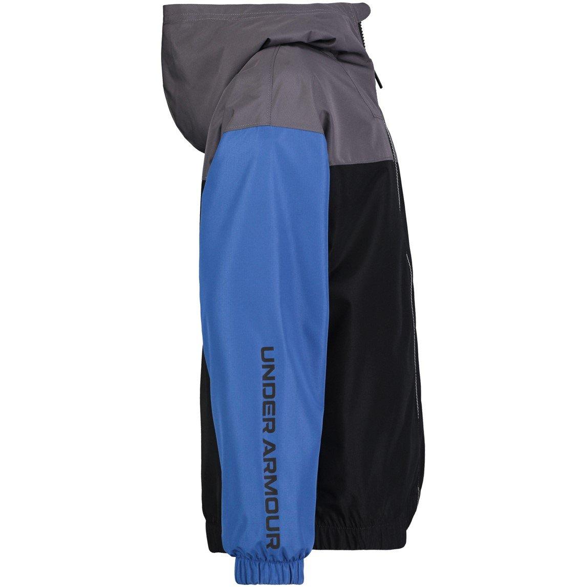 Teknologi Blå/Sort - Under Armour - Kids' Rain Anorak - 4