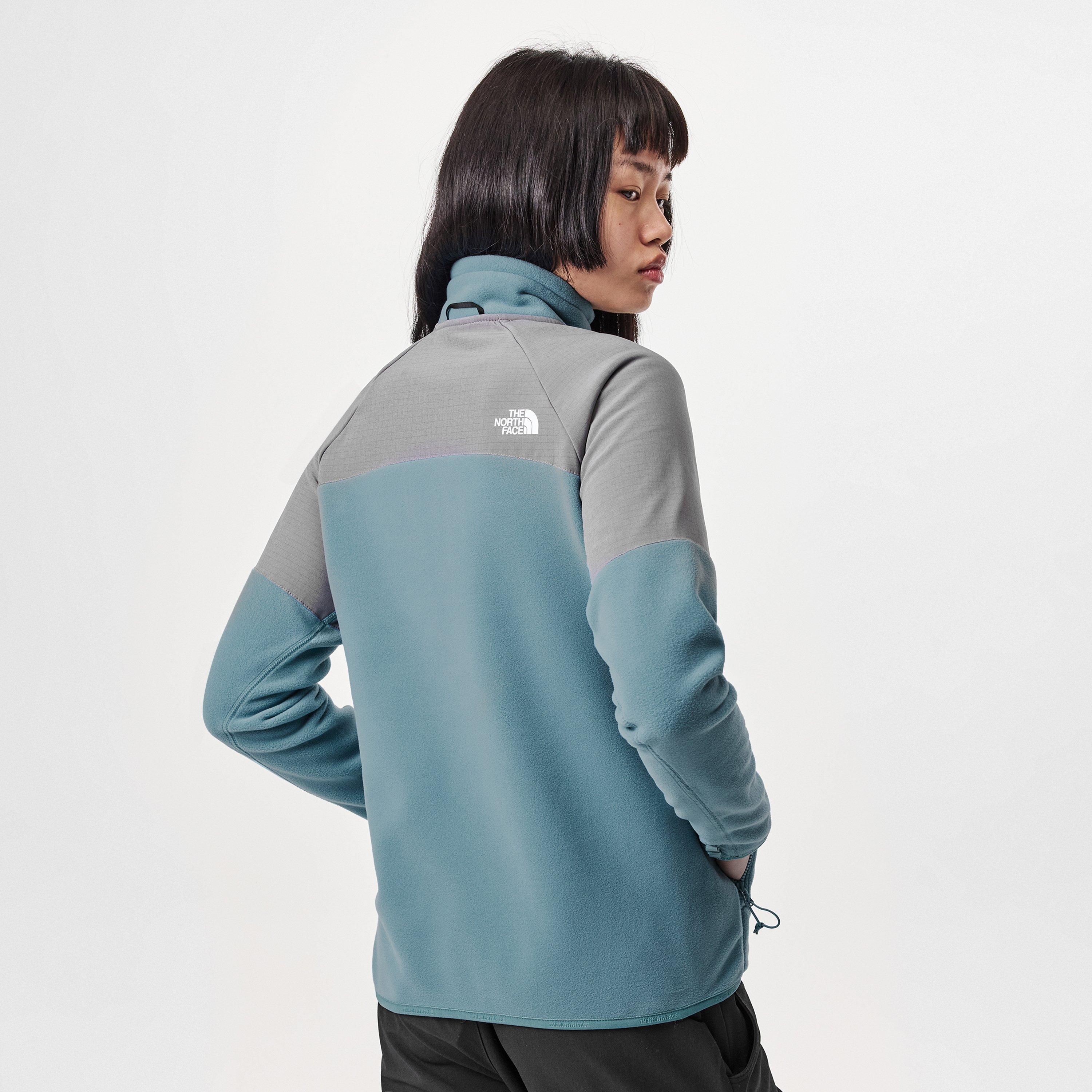 Algenblau - The North Face - Women's Glacier Heavyweight Full-Zip Fleece - 4