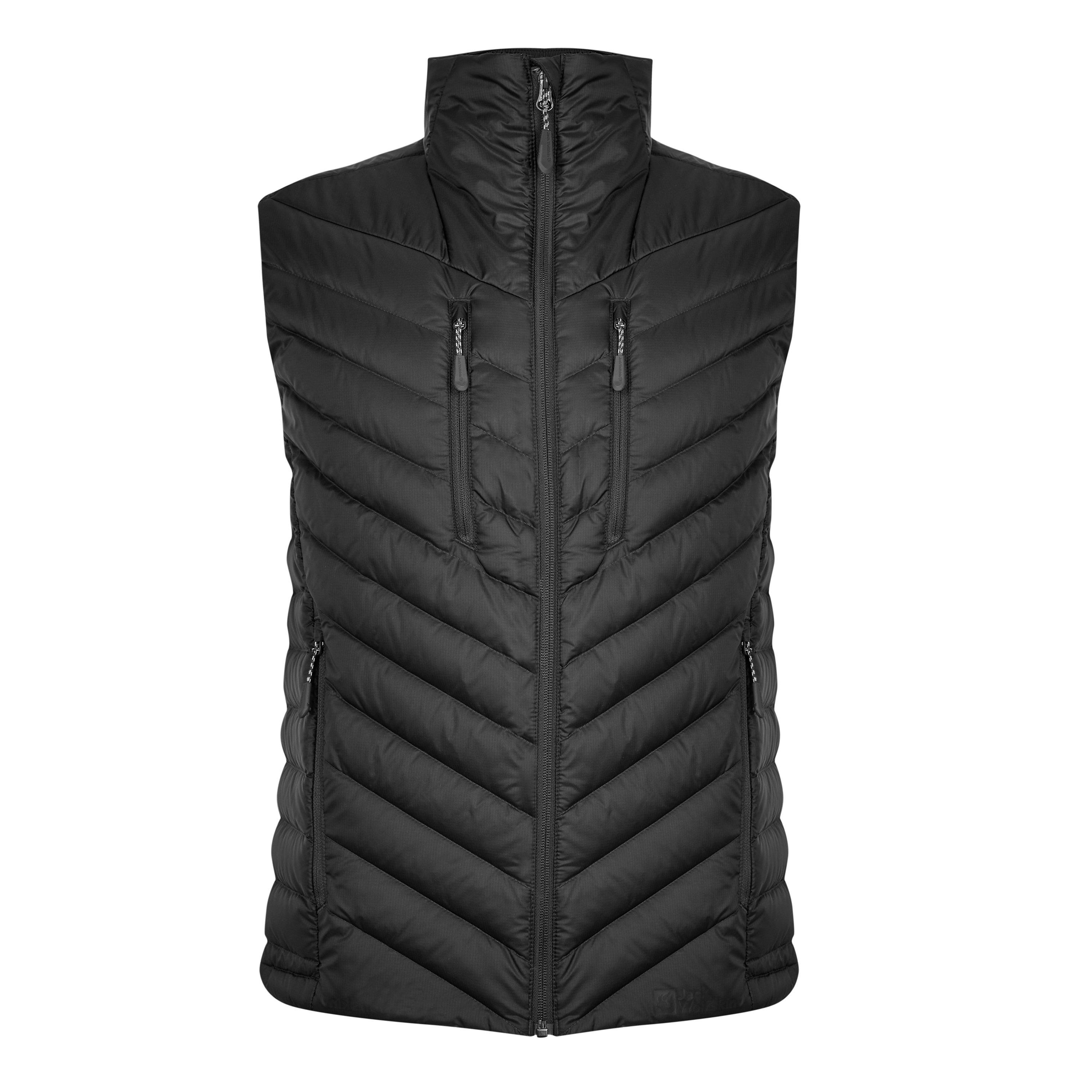 Black - Jack Wolfskin - Men's Passamani Insulated Packable Gilet - 1