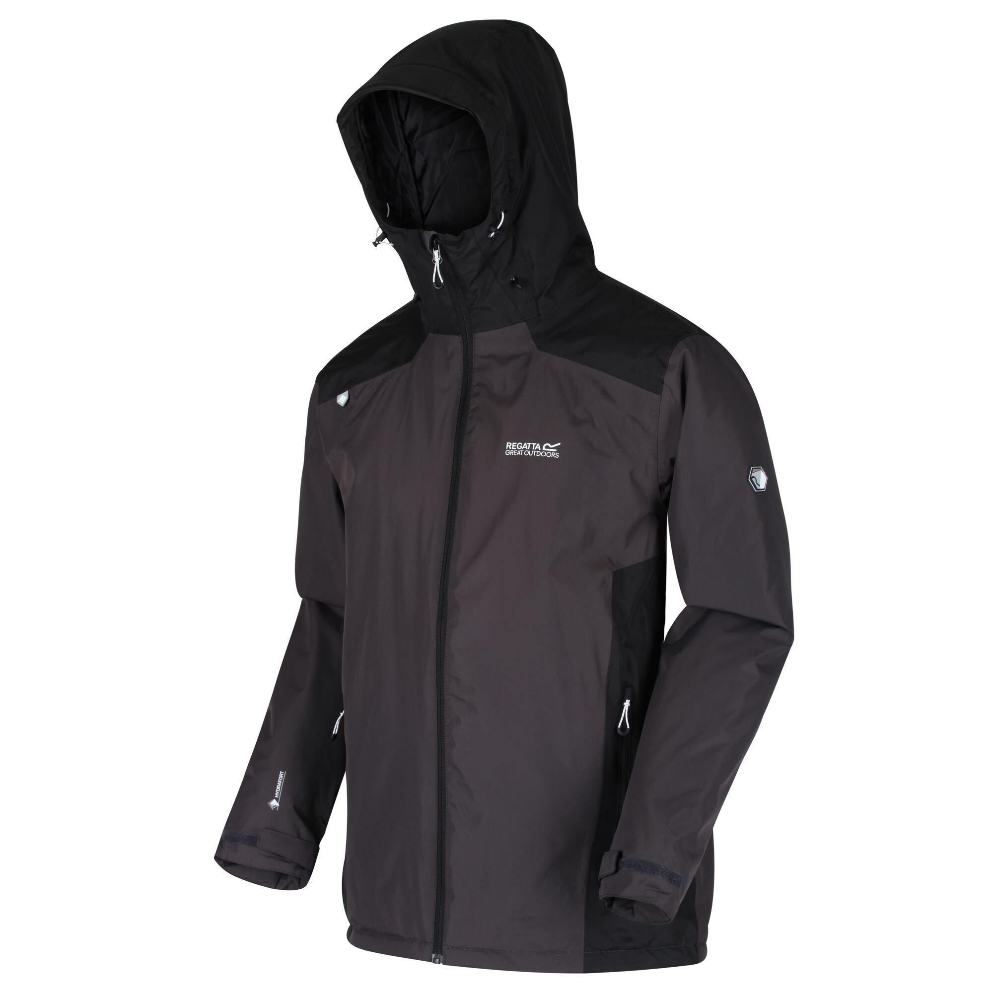 Crna pepeljasta - Regatta - Thornridge Waterproof Insulated Puffer Jacket - 12