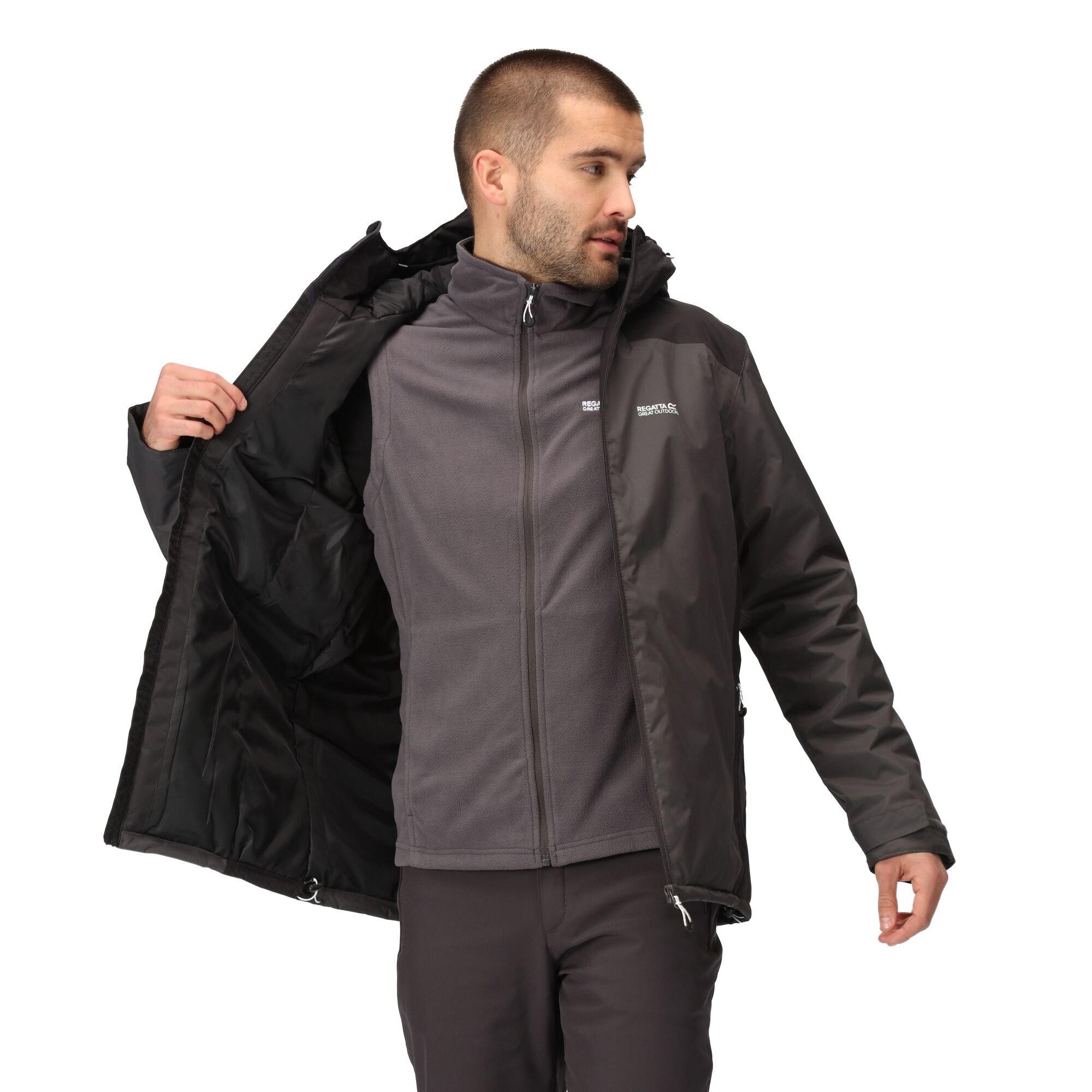Crna pepeljasta - Regatta - Thornridge Waterproof Insulated Puffer Jacket - 13