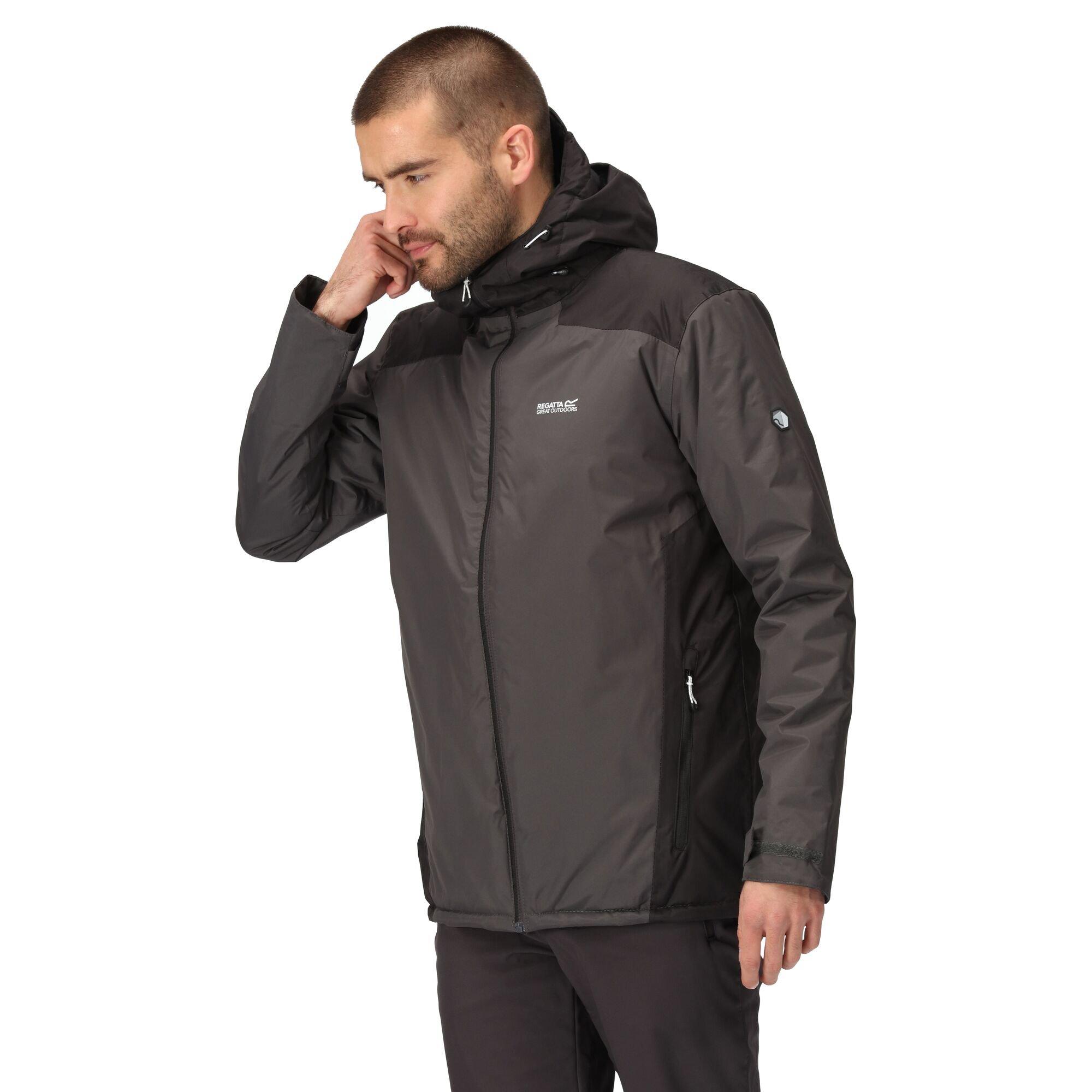 Crna pepeljasta - Regatta - Thornridge Waterproof Insulated Puffer Jacket - 6
