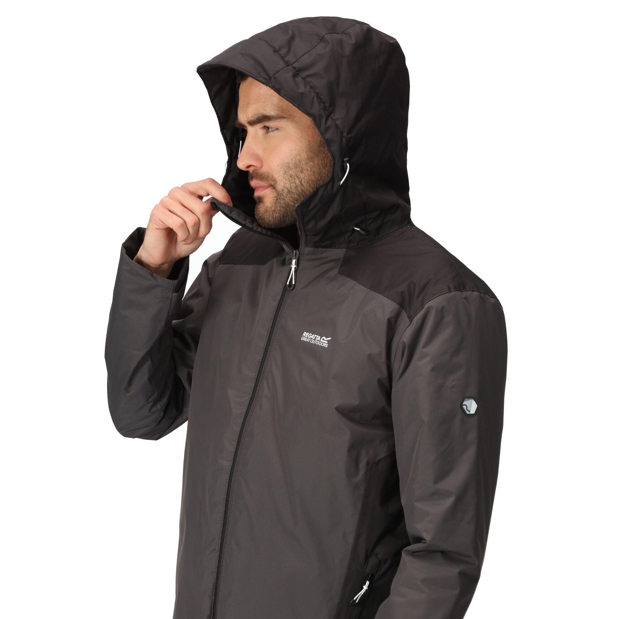 Crna pepeljasta - Regatta - Thornridge Waterproof Insulated Puffer Jacket - 8