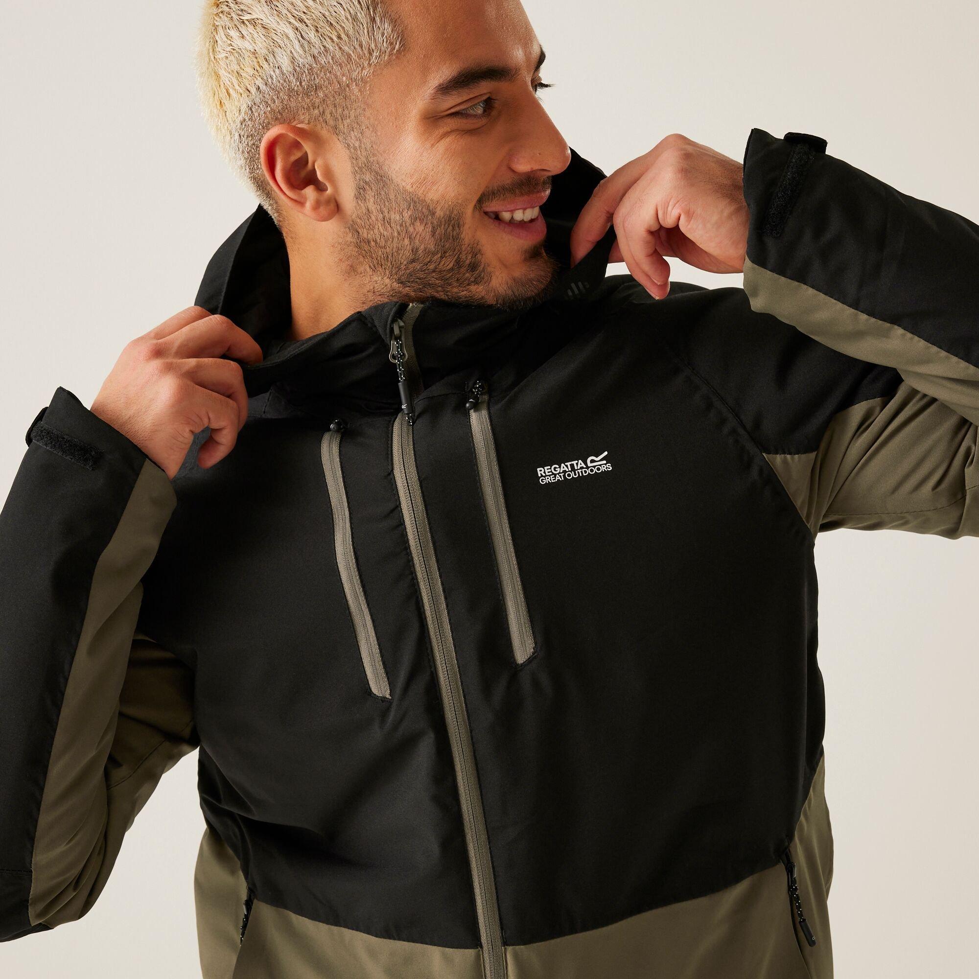 Cocodrilo/Negro - Regatta - Highton Structured Quilting Insulated Puffer Jacket - 5