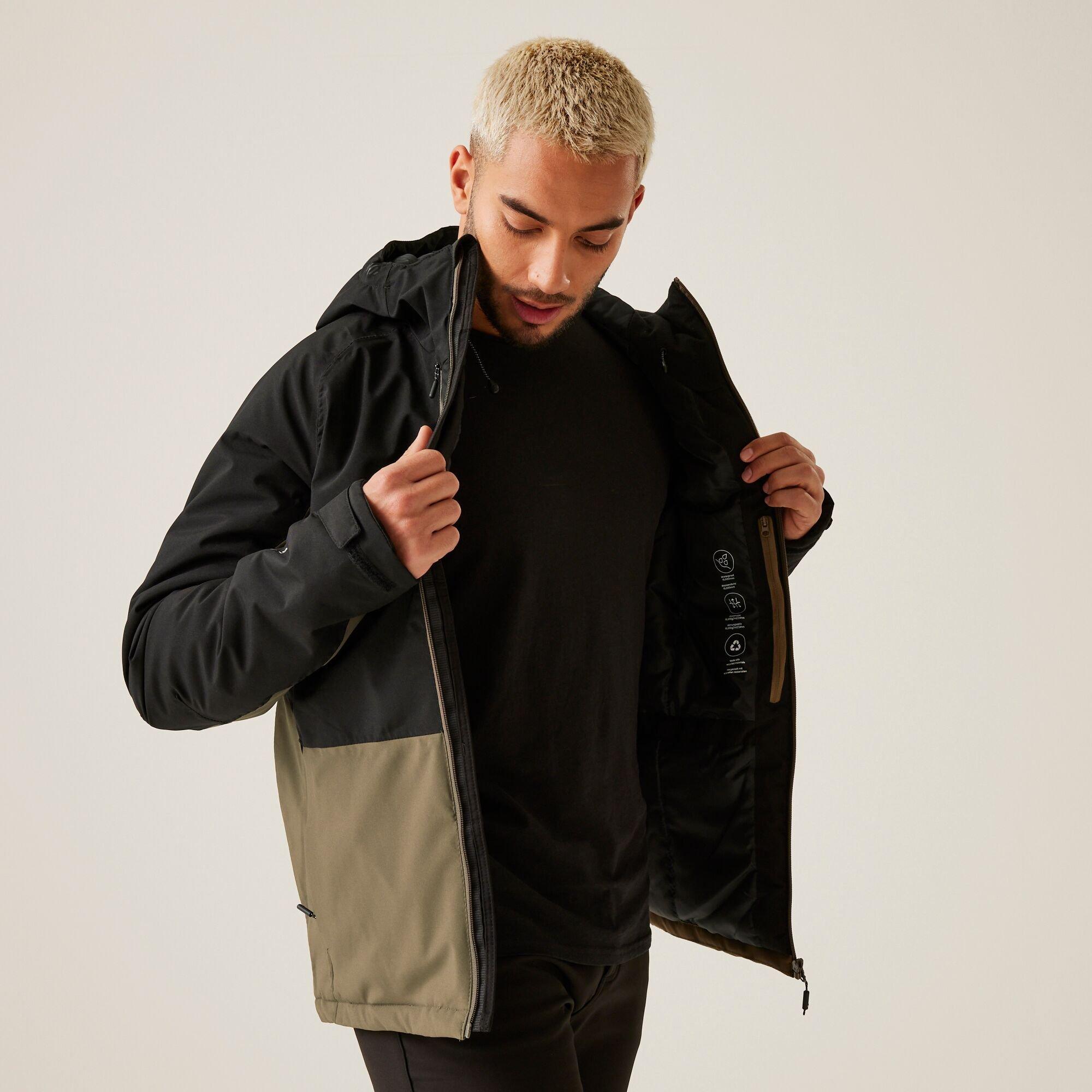 Cocodrilo/Negro - Regatta - Highton Structured Quilting Insulated Puffer Jacket - 6