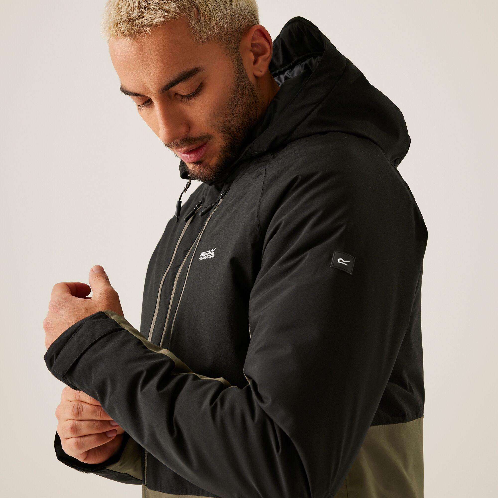 Cocodrilo/Negro - Regatta - Highton Structured Quilting Insulated Puffer Jacket - 10