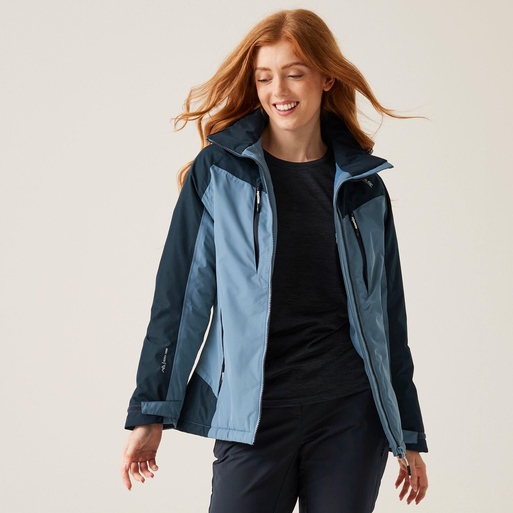 Azul/Marinheiro - Regatta - Calderdale Waterproof Lightweight Jacket - 6