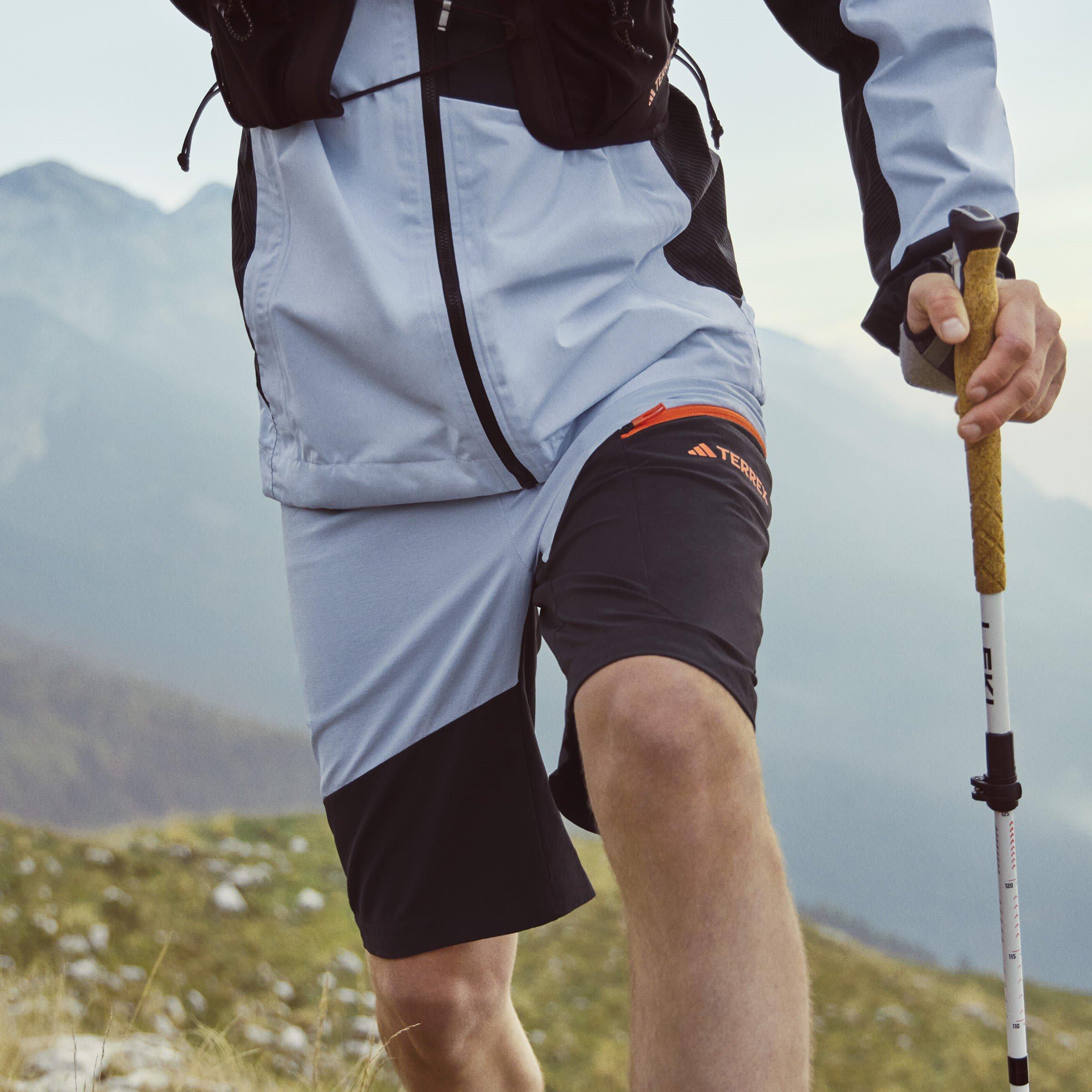 Zwart/Blauw - adidas - TERREX Xperior Shorts - 12