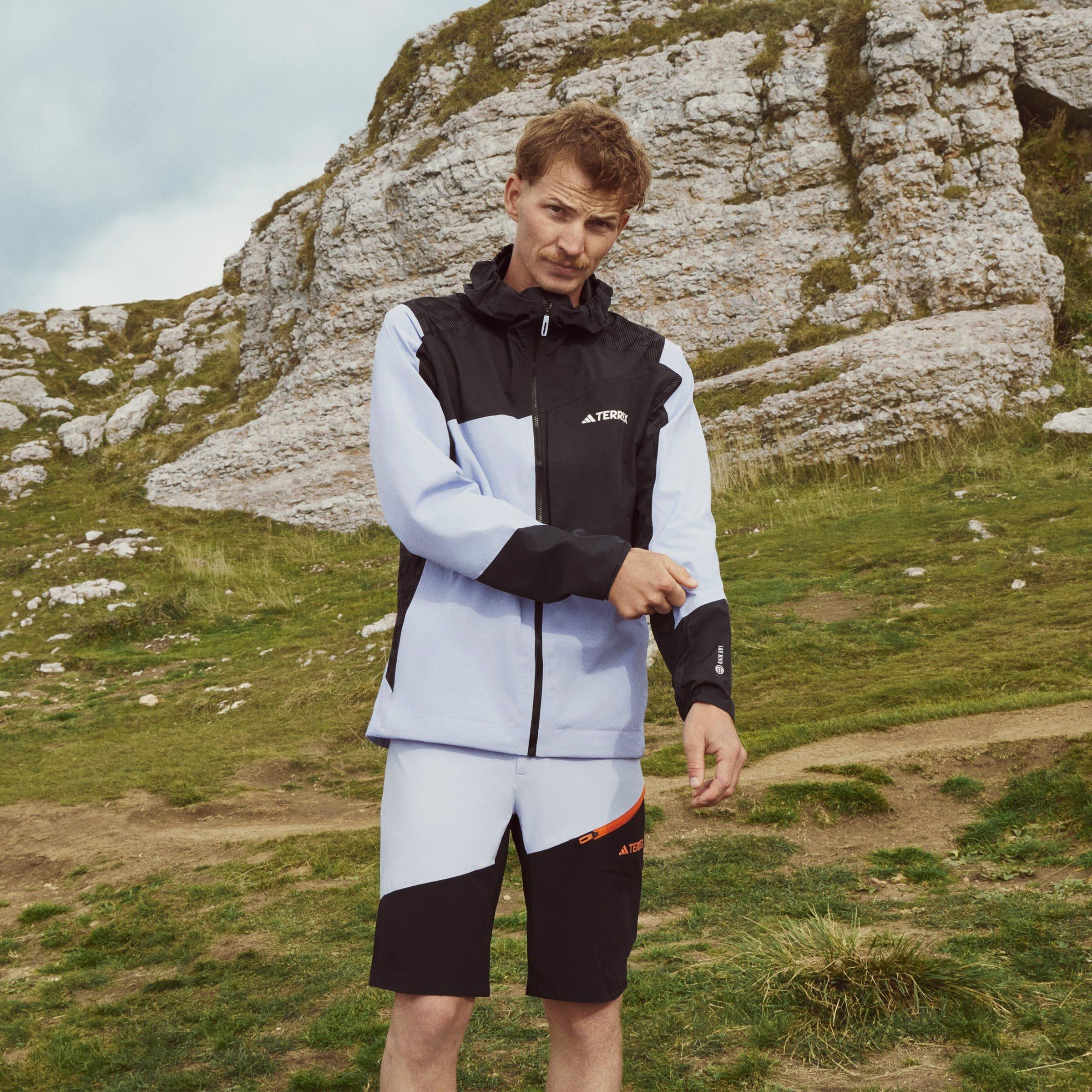 Zwart/Blauw - adidas - TERREX Xperior Shorts - 16