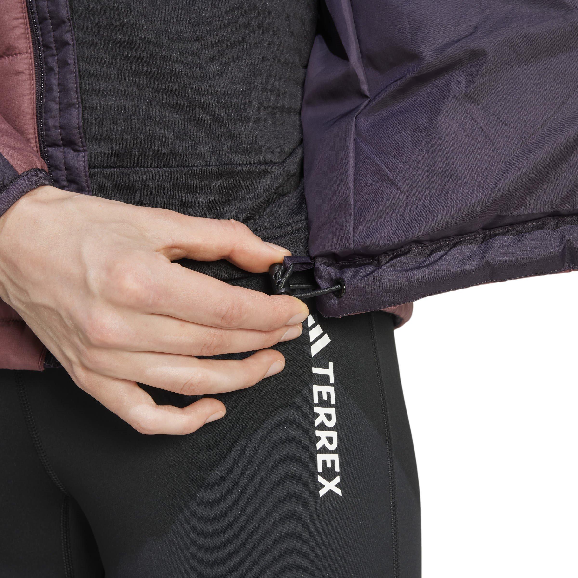 Schwarz/Karmesinrot - adidas - Terrex Multi Synthetic Insulated Hooded Jacket Womens - 5