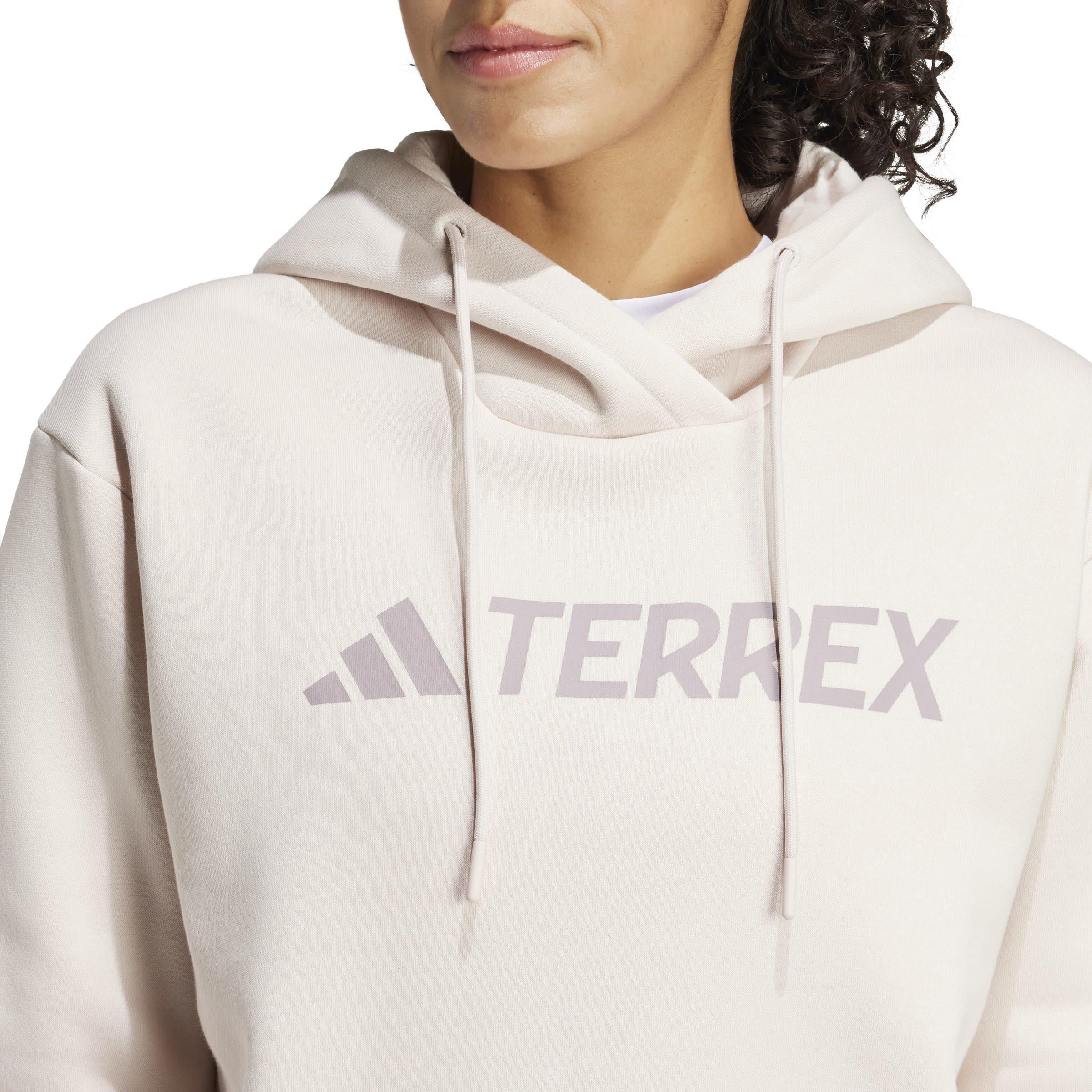 Putty Malva - adidas - Terrex Logo Hoodie Womens - 5