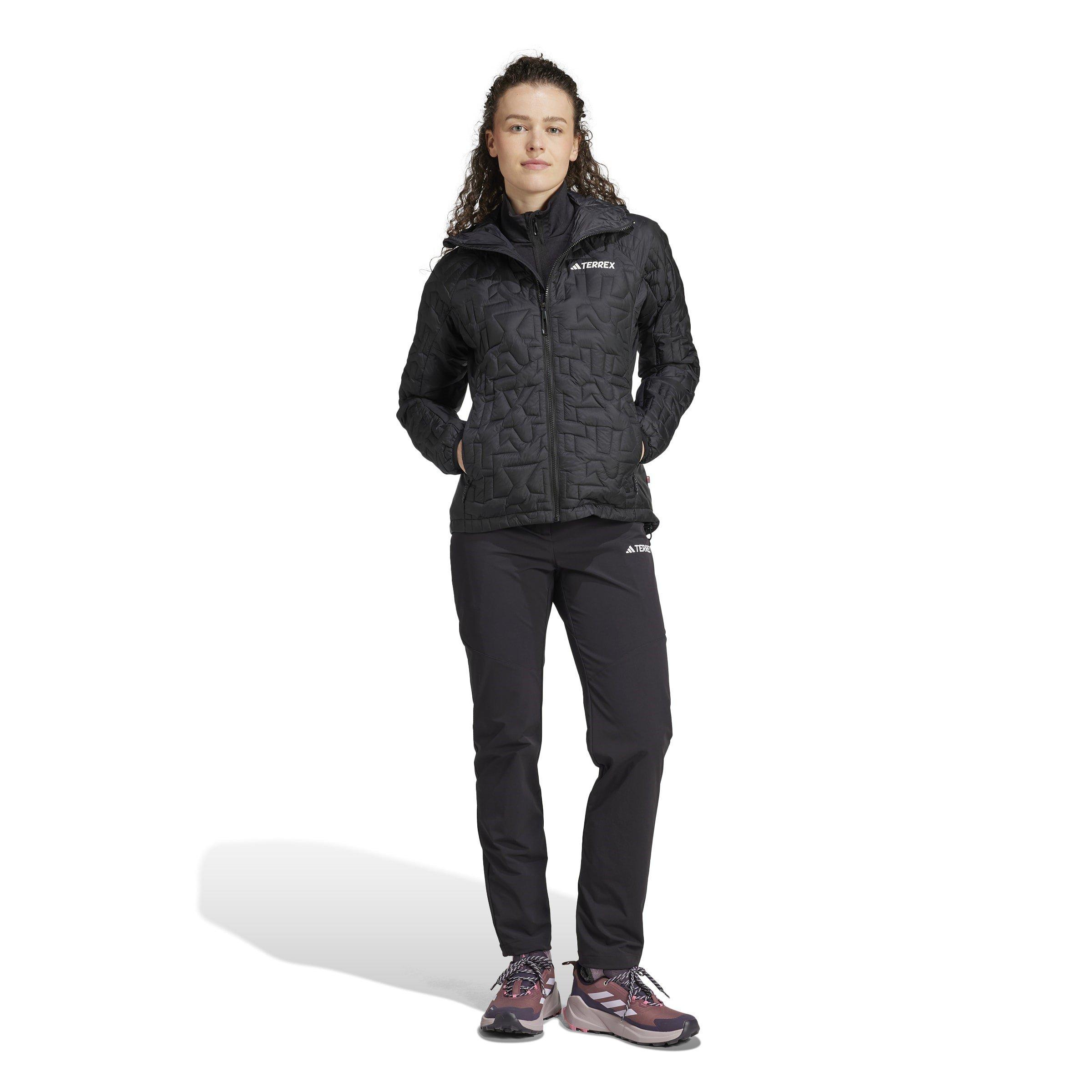Crna - adidas - Terrex Xperior PrimaLoft Loose Fill Insulated Hooded Jacket Womens - 7