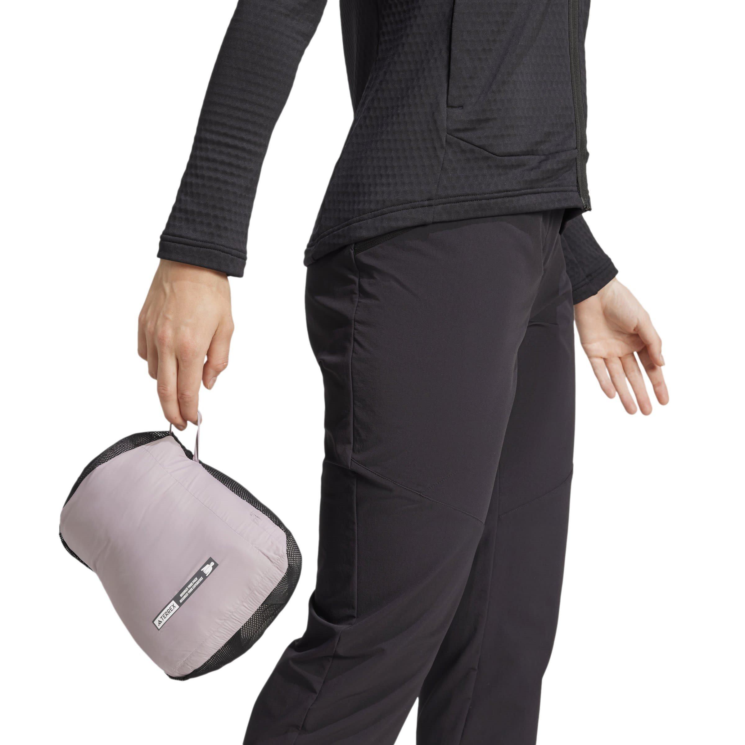 Feige/Schwarz - adidas - Women's Terrex Xperior PrimaLoft Insulated Hooded Long Sleeve Waterproof Jacket - 6