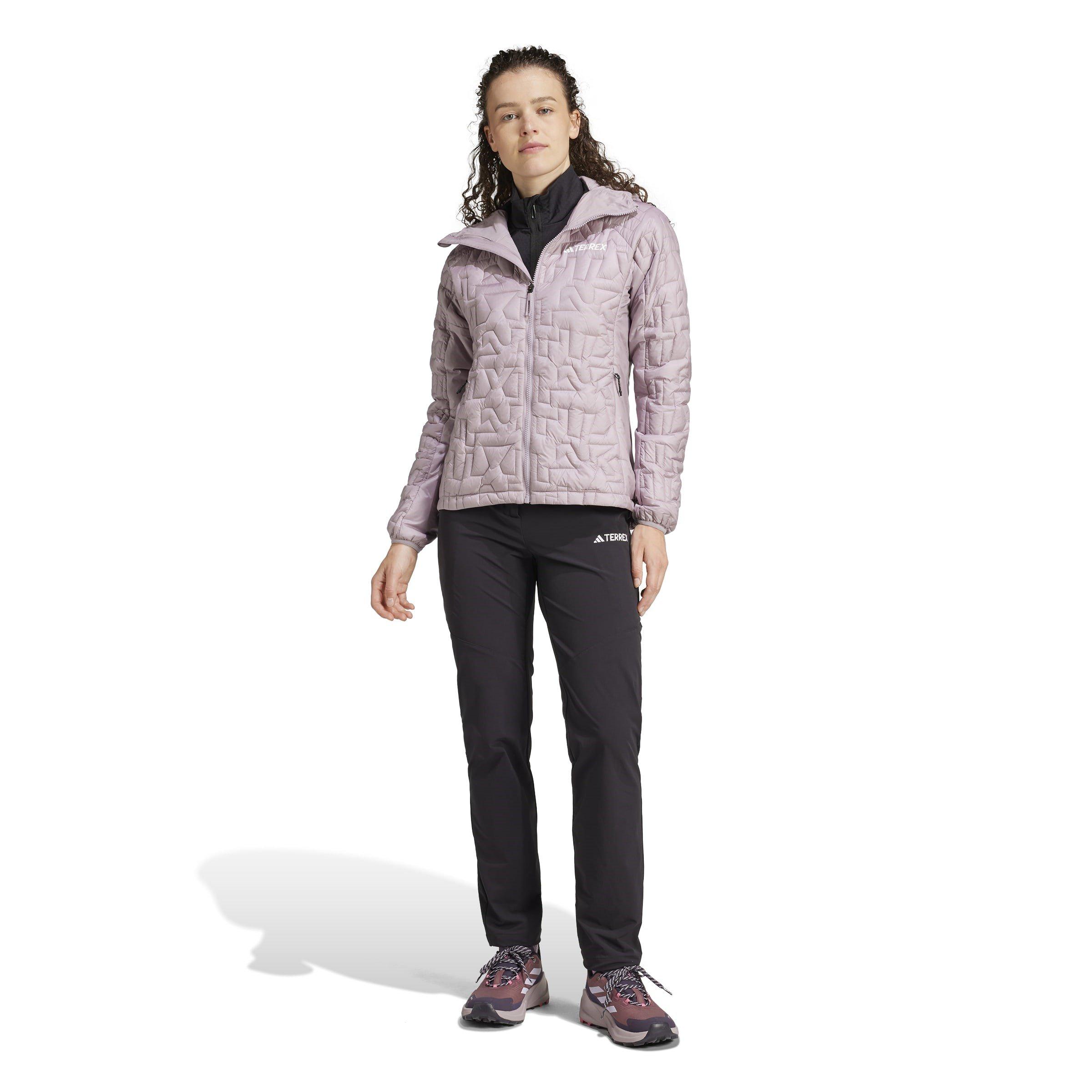 Feige/Schwarz - adidas - Women's Terrex Xperior PrimaLoft Insulated Hooded Long Sleeve Waterproof Jacket - 7