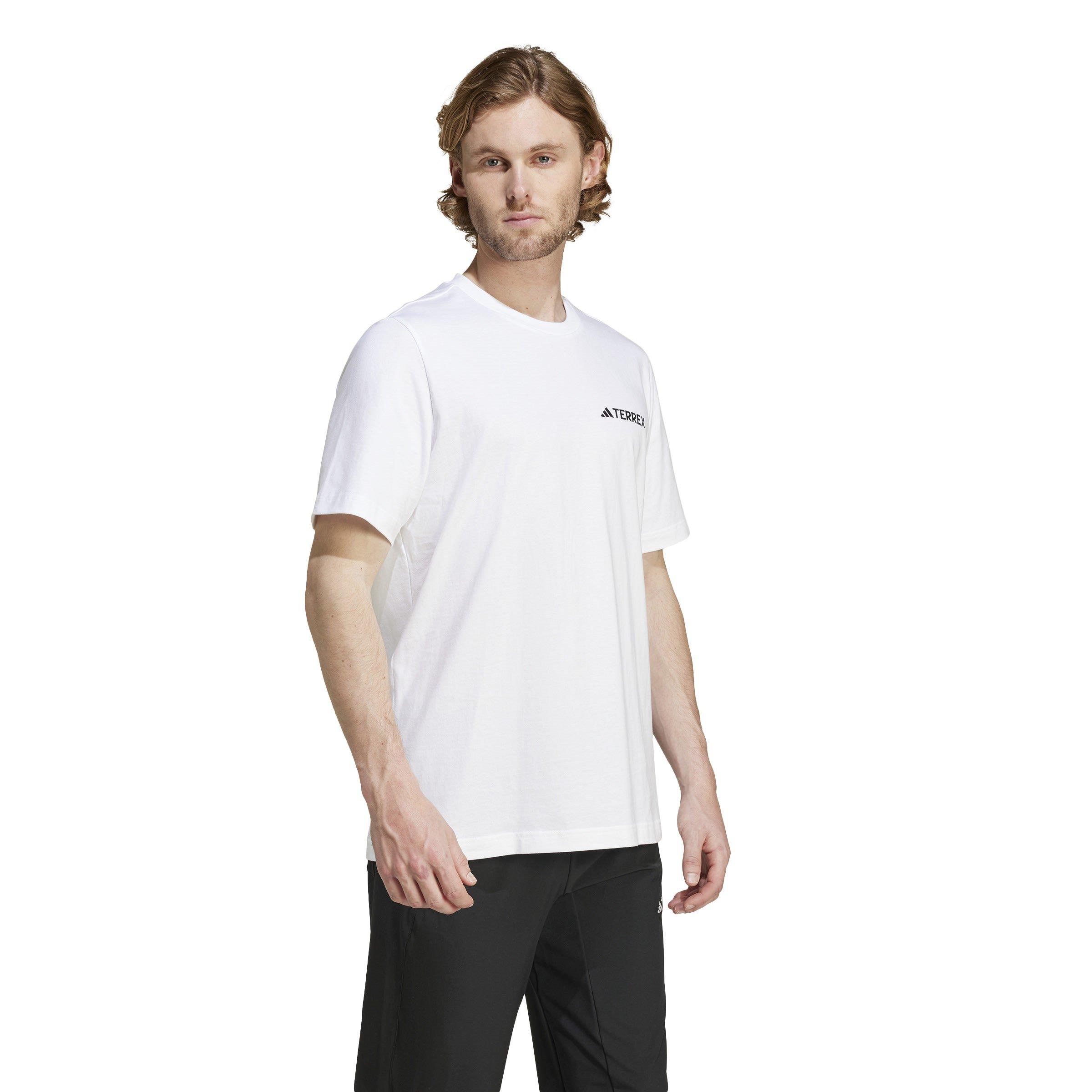 White - adidas - Terrex Mountain Graphic T-Shirt - 6