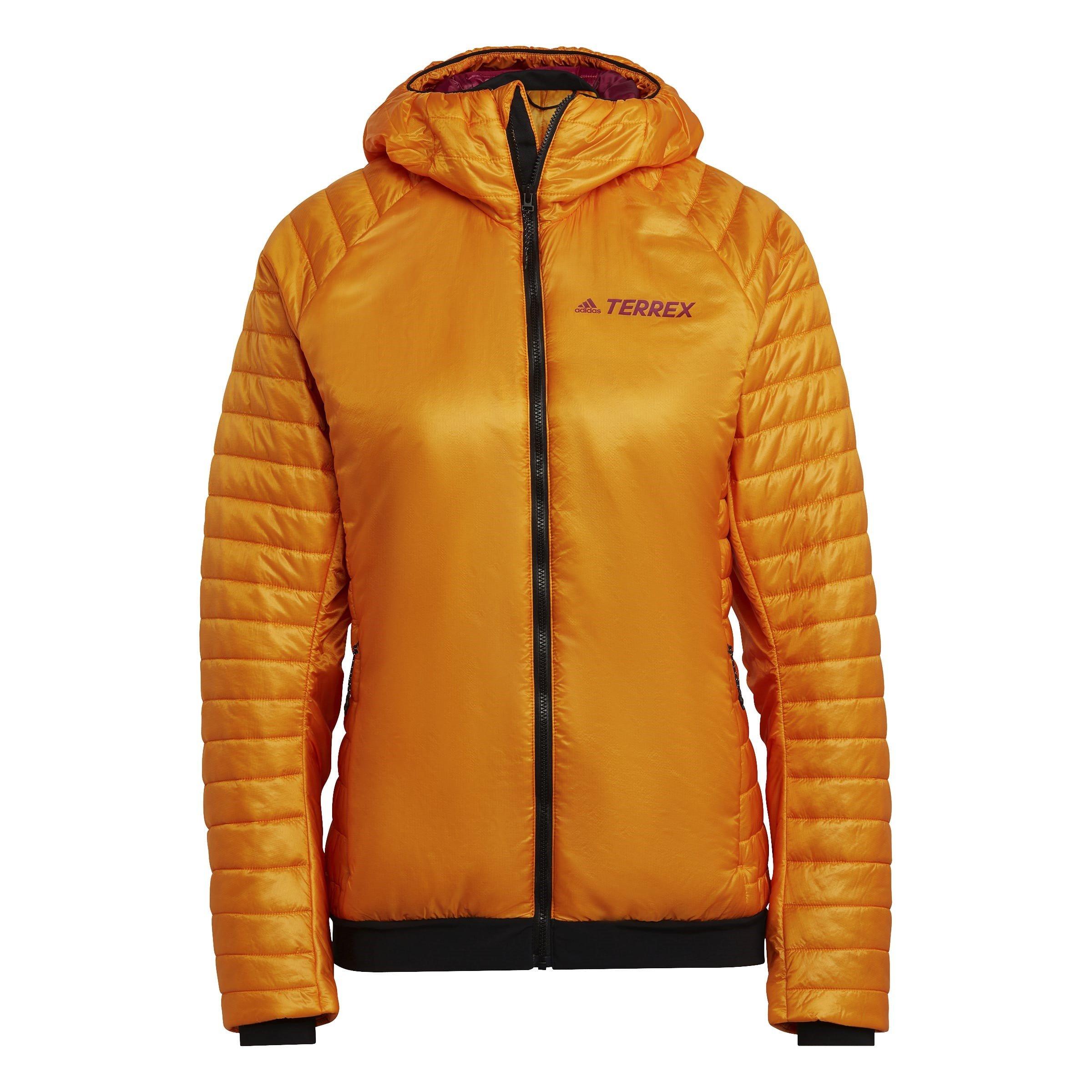 Een sinaasappel - adidas - Techrock PrimaLoft Hooded Long Sleeve Insulated Puffer Jacket