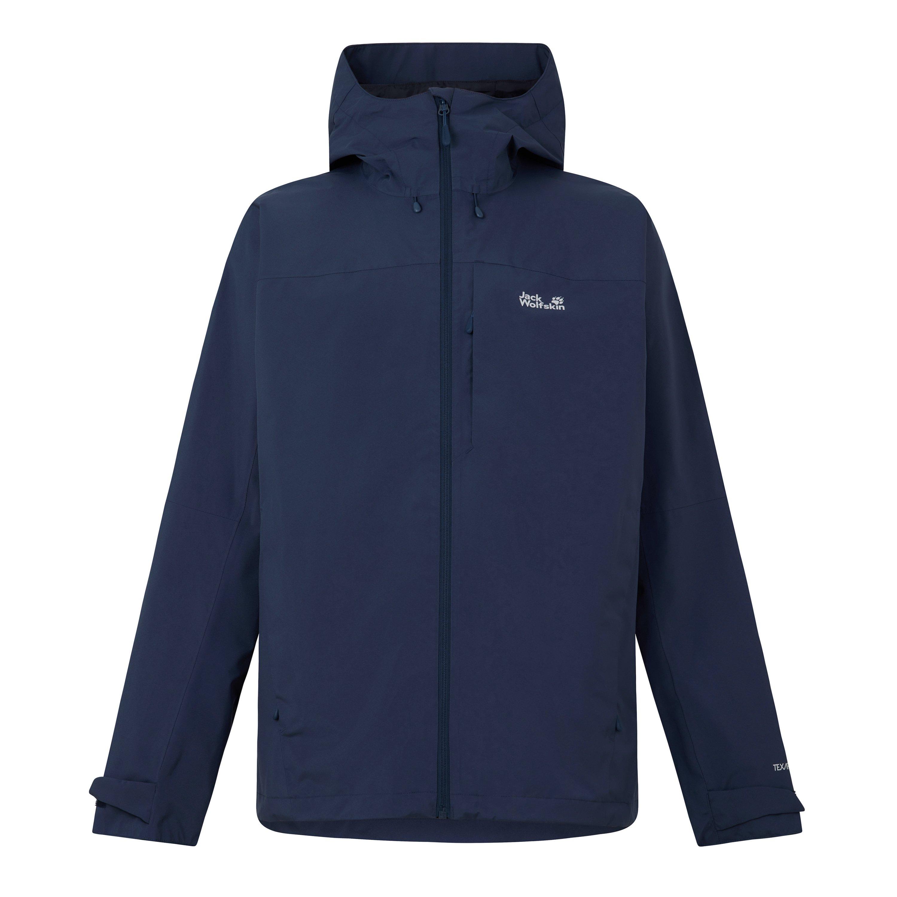 Blau - Jack Wolfskin - Men's Waterproof Jacket - 1