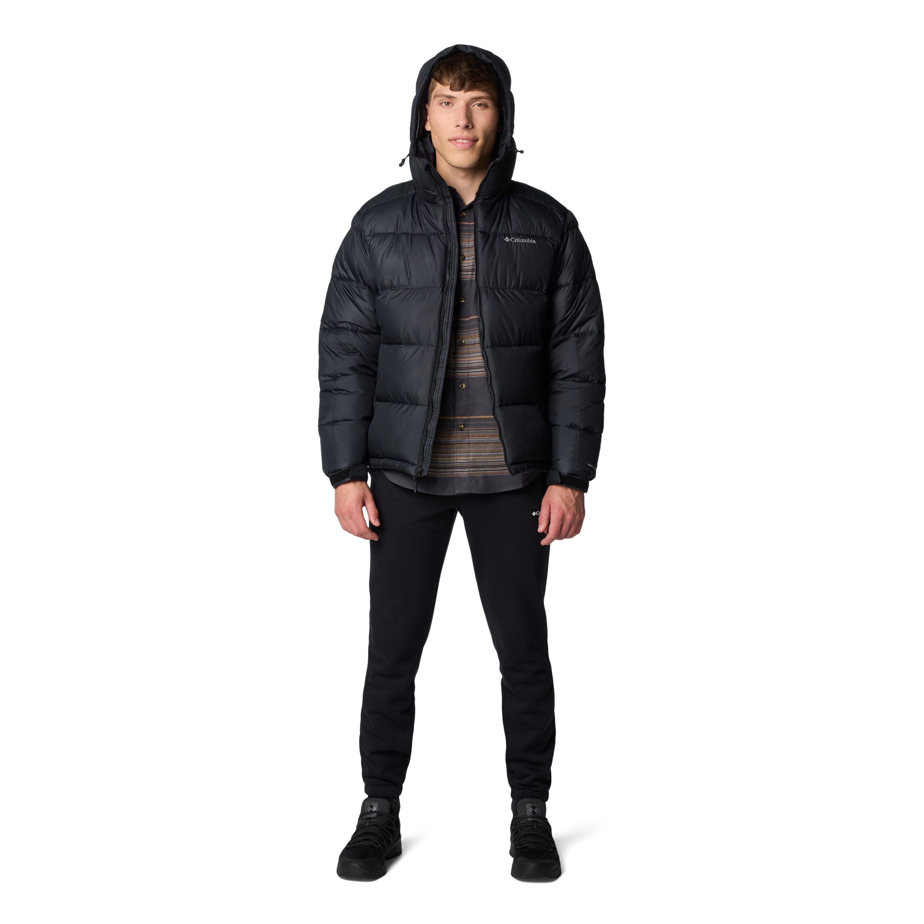 Noir - Columbia - Men's Pike Lake Hooded Water-Resistant Insulated Puffer Jacket - 3