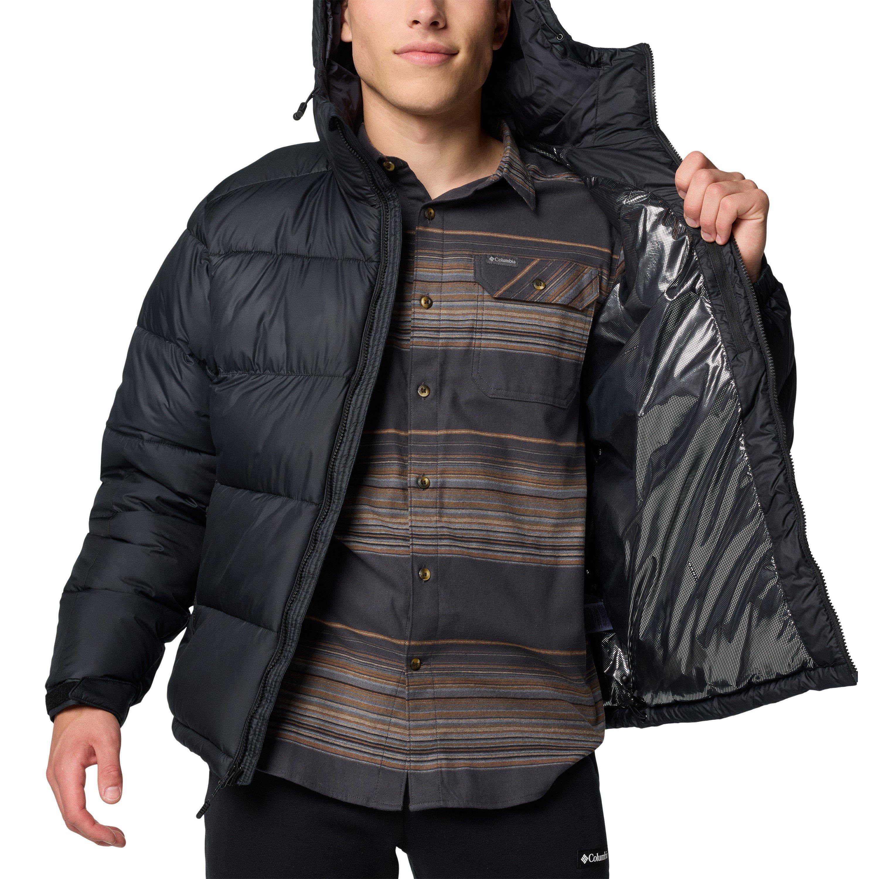 Noir - Columbia - Men's Pike Lake Hooded Water-Resistant Insulated Puffer Jacket - 6
