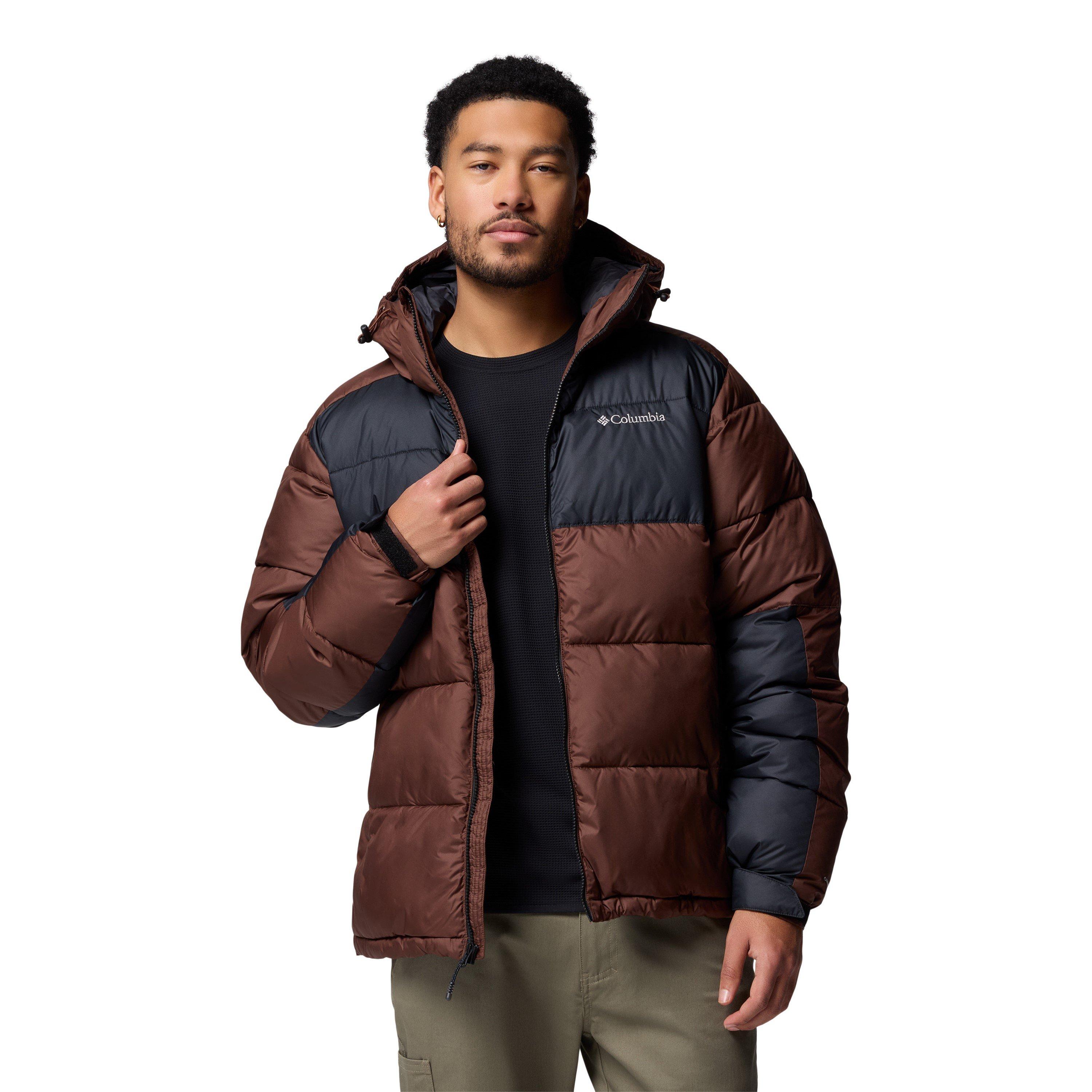 Tobacco - Columbia - Men's Pike Lake Hooded Water-Resistant Insulated Puffer Jacket - 4