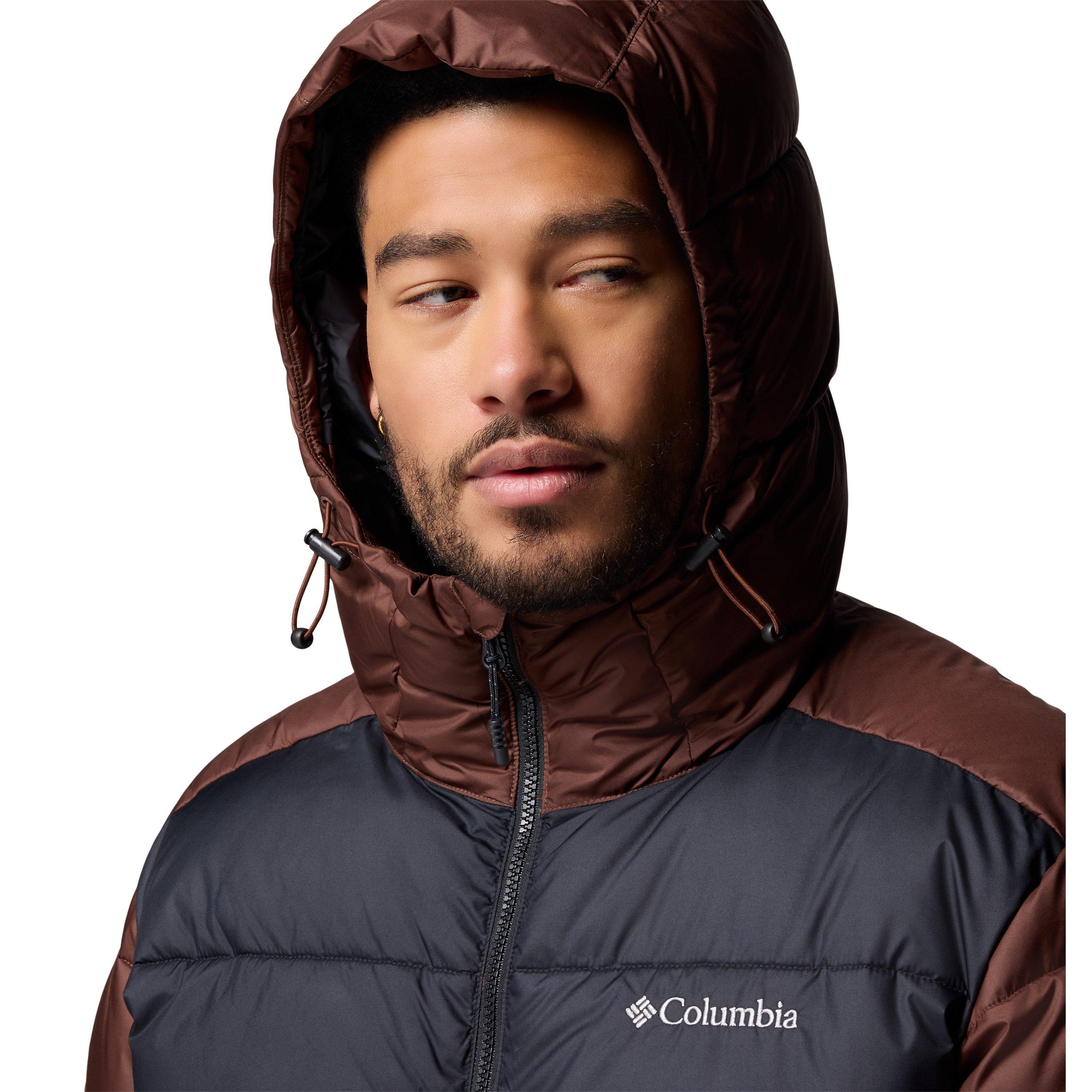 Tobacco - Columbia - Men's Pike Lake Hooded Water-Resistant Insulated Puffer Jacket - 5