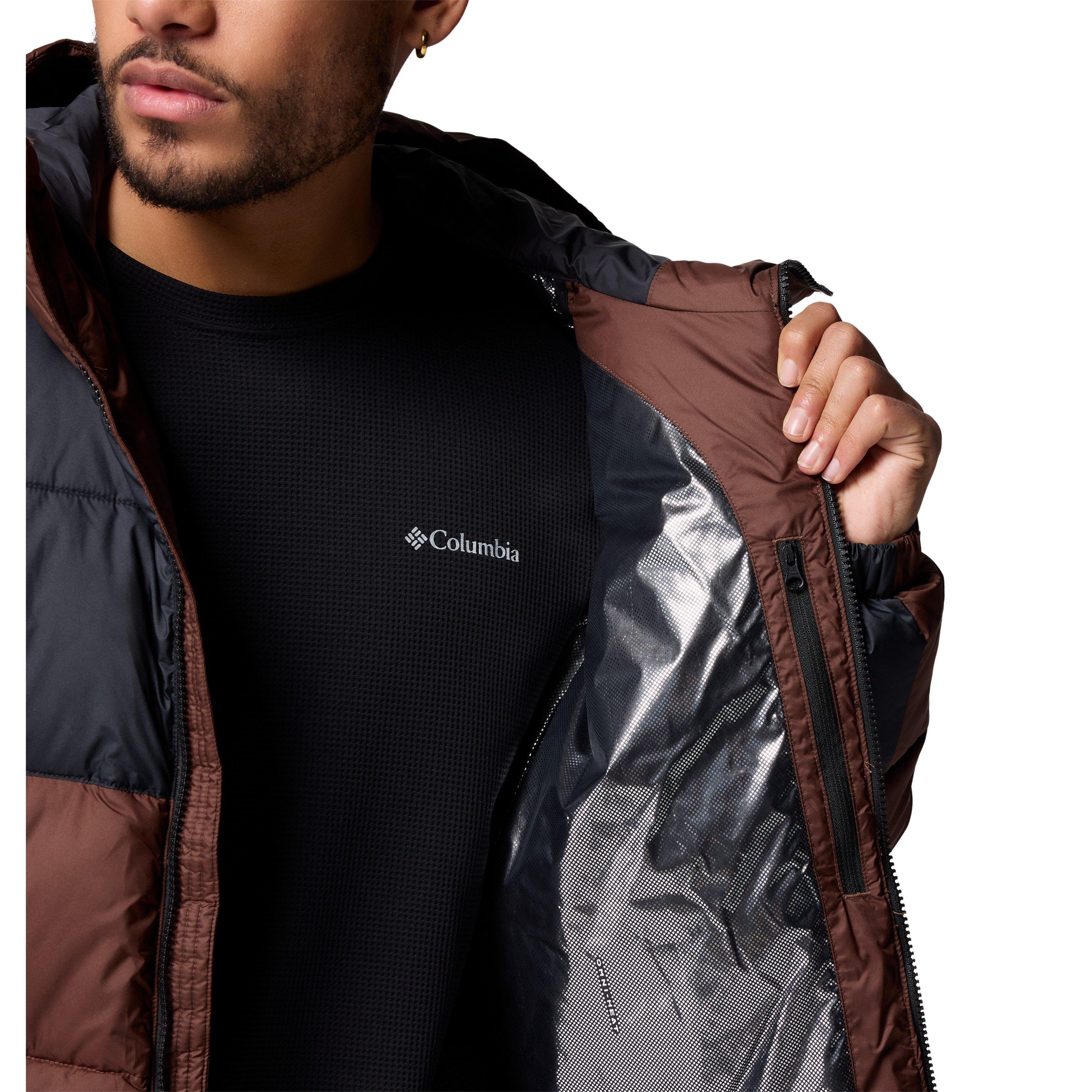 Tobacco - Columbia - Men's Pike Lake Hooded Water-Resistant Insulated Puffer Jacket - 6