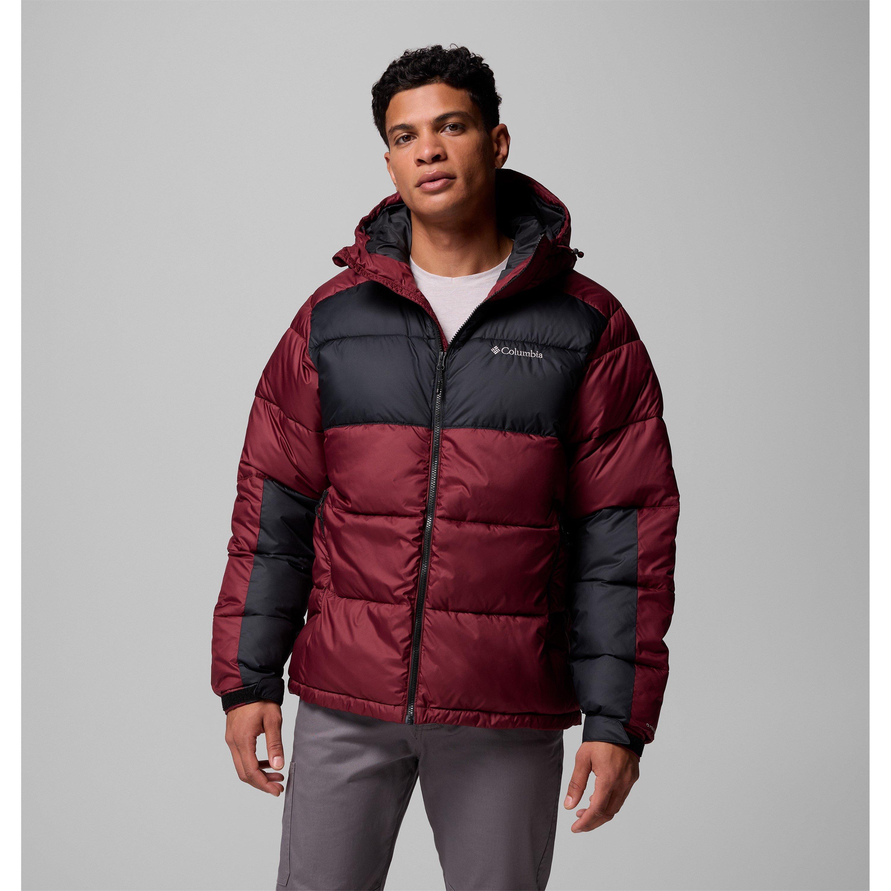 Rich Wine - Columbia - Men's Pike Lake Hooded Water-Resistant Insulated Puffer Jacket - 1