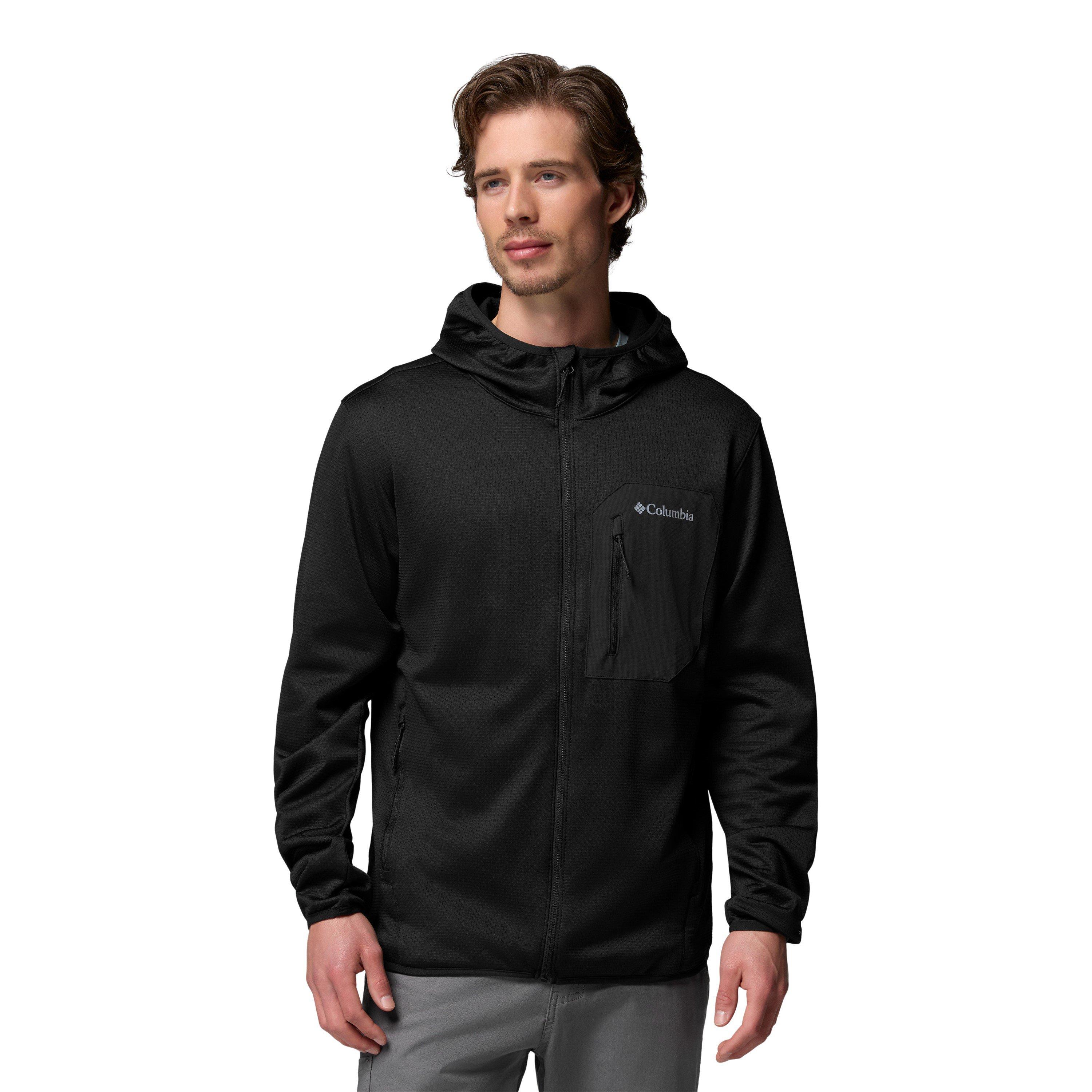 Black - Columbia - Tall Heights™ Hdd Grid Fleece Full Zip - 1