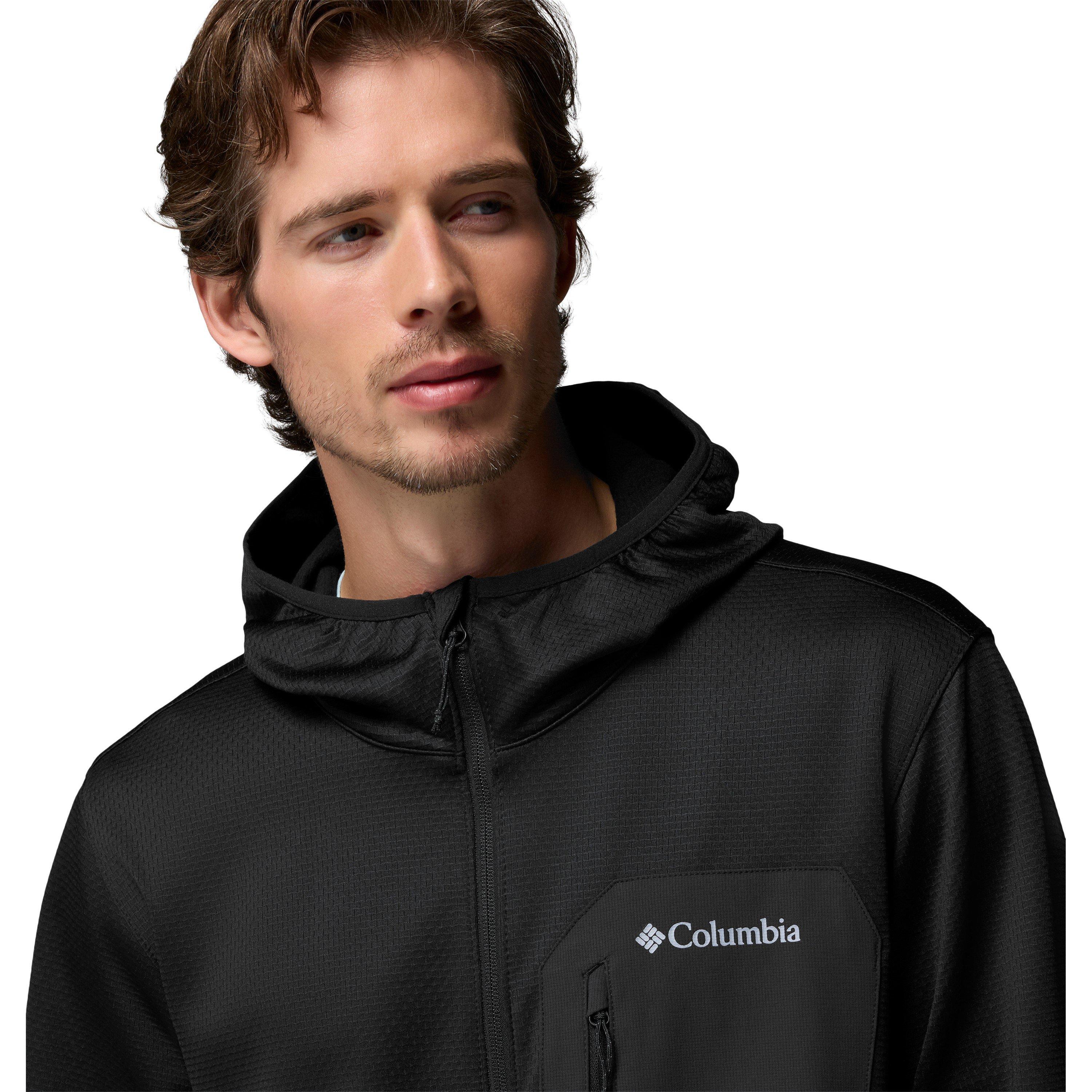 Black - Columbia - Tall Heights™ Hdd Grid Fleece Full Zip - 5