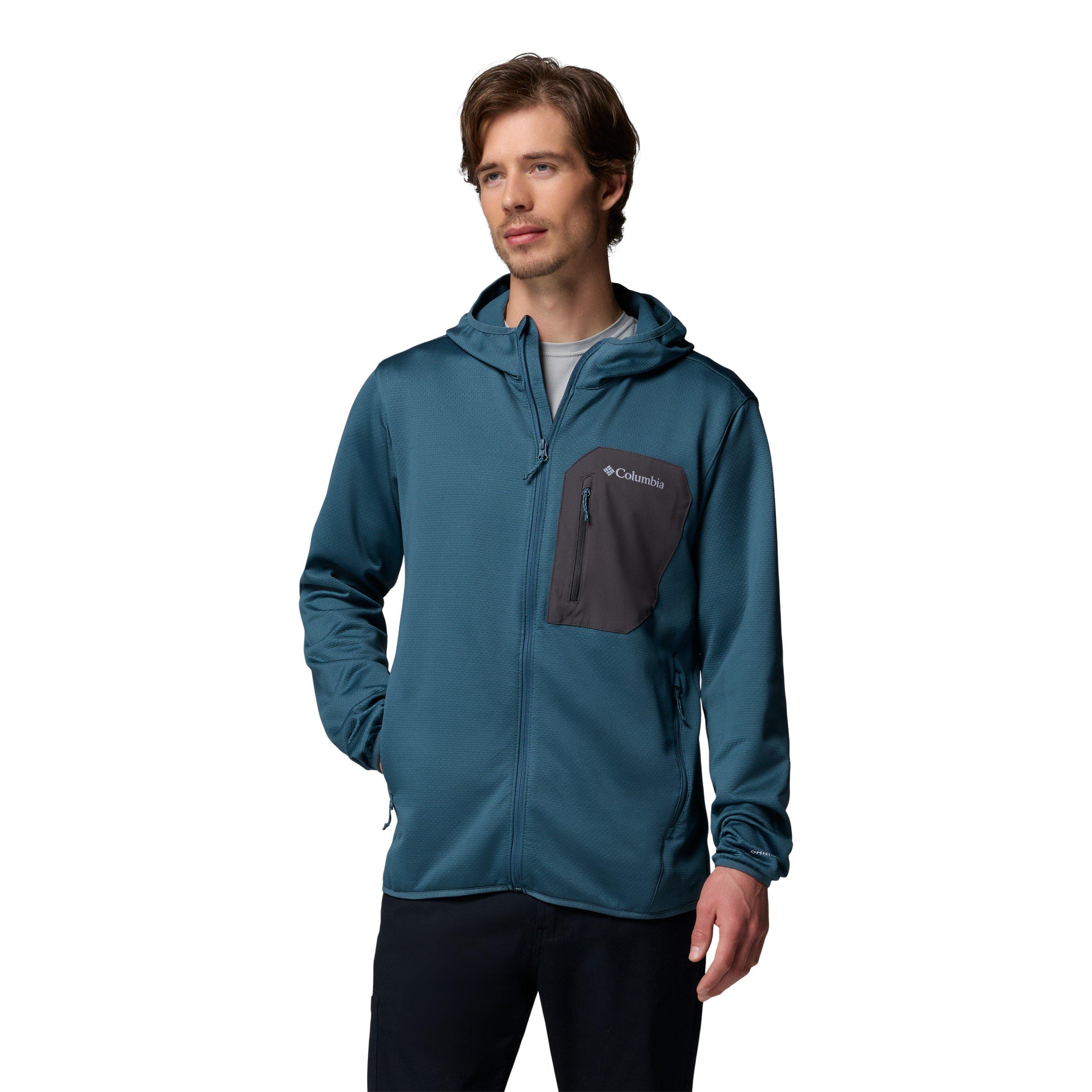 Columbia Men's Tall Heights™ Hdd Grid Fleece Full Zip - Blue - Small