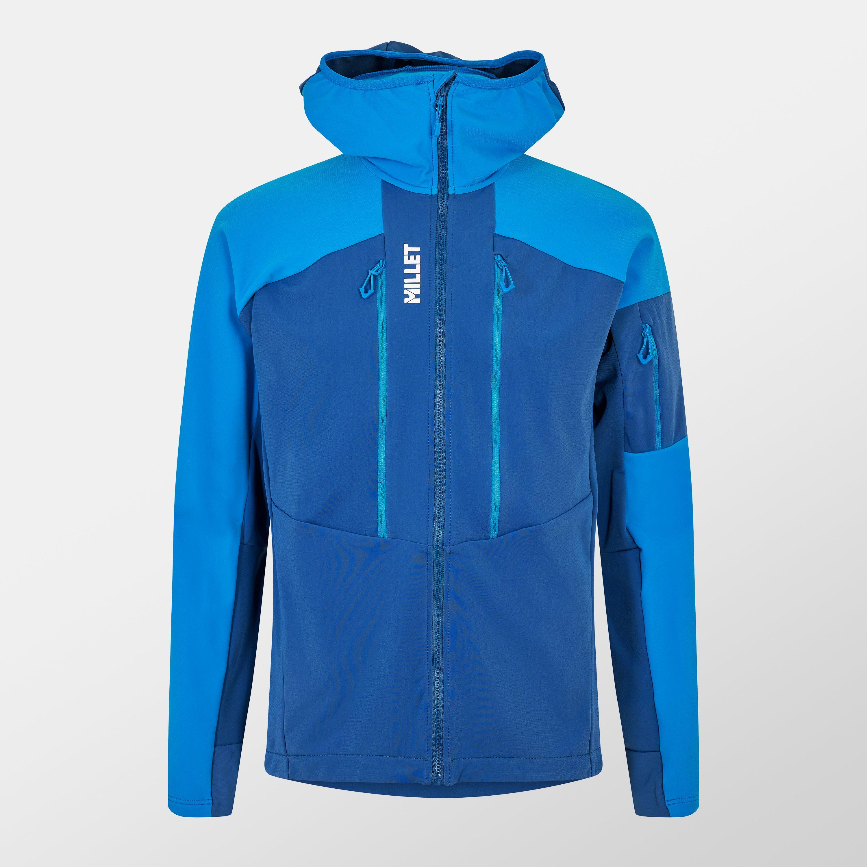 Dark Denim - Millet - Men's Pierra Hood Full Zip Fleece - 1