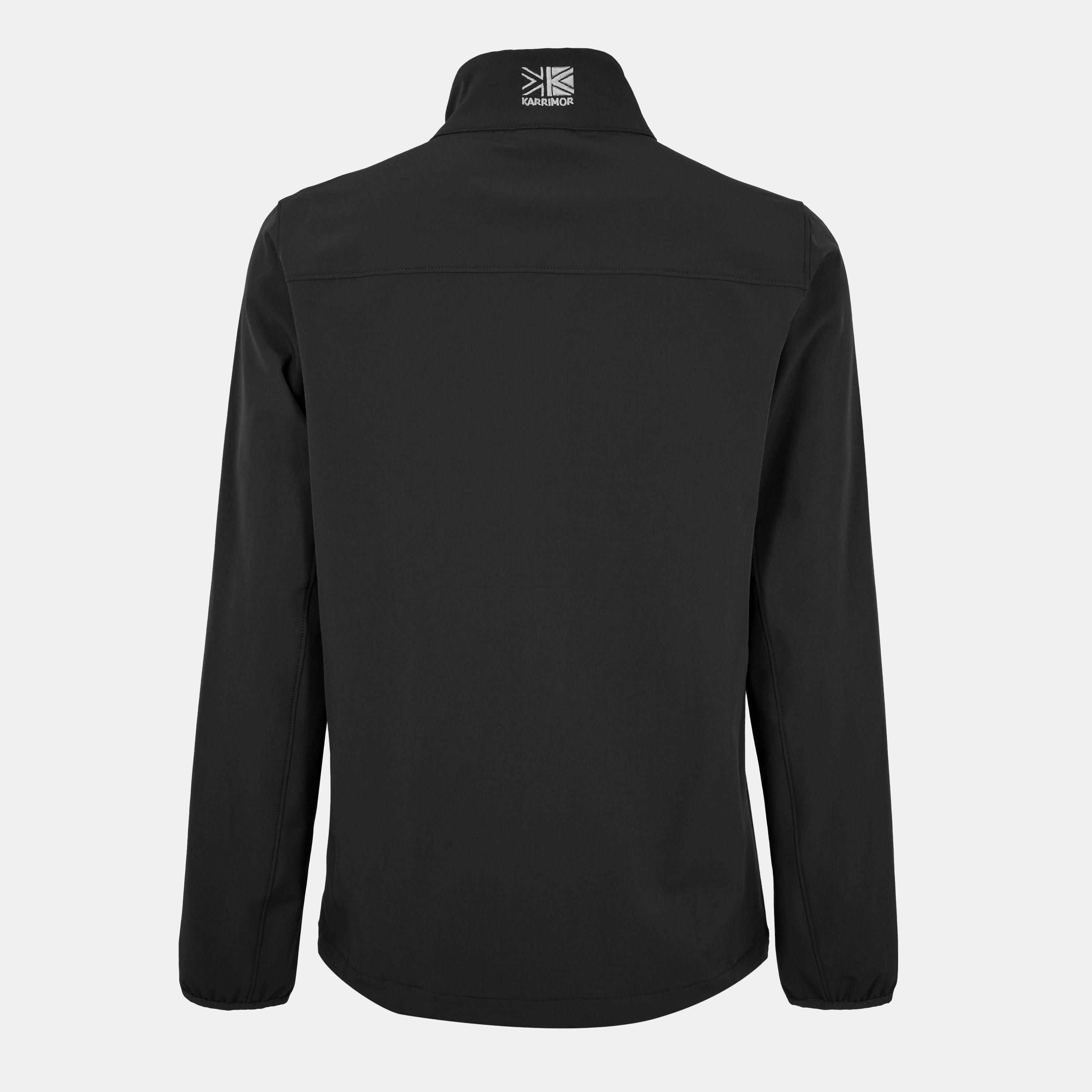 Negro - Karrimor - Windproof Water-Repellent Long Sleeve Softshell Jacket - 2