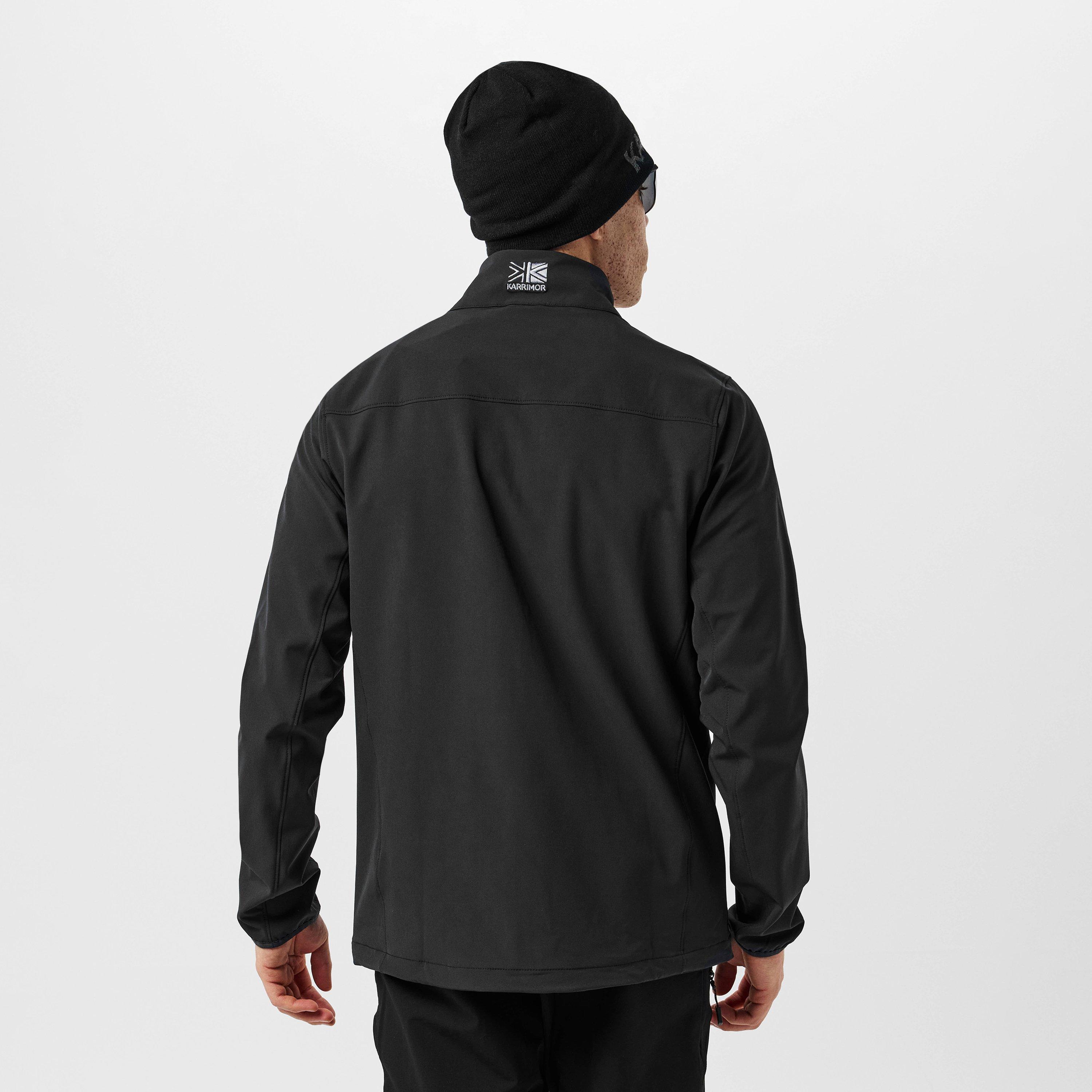 Negro - Karrimor - Windproof Water-Repellent Long Sleeve Softshell Jacket - 4